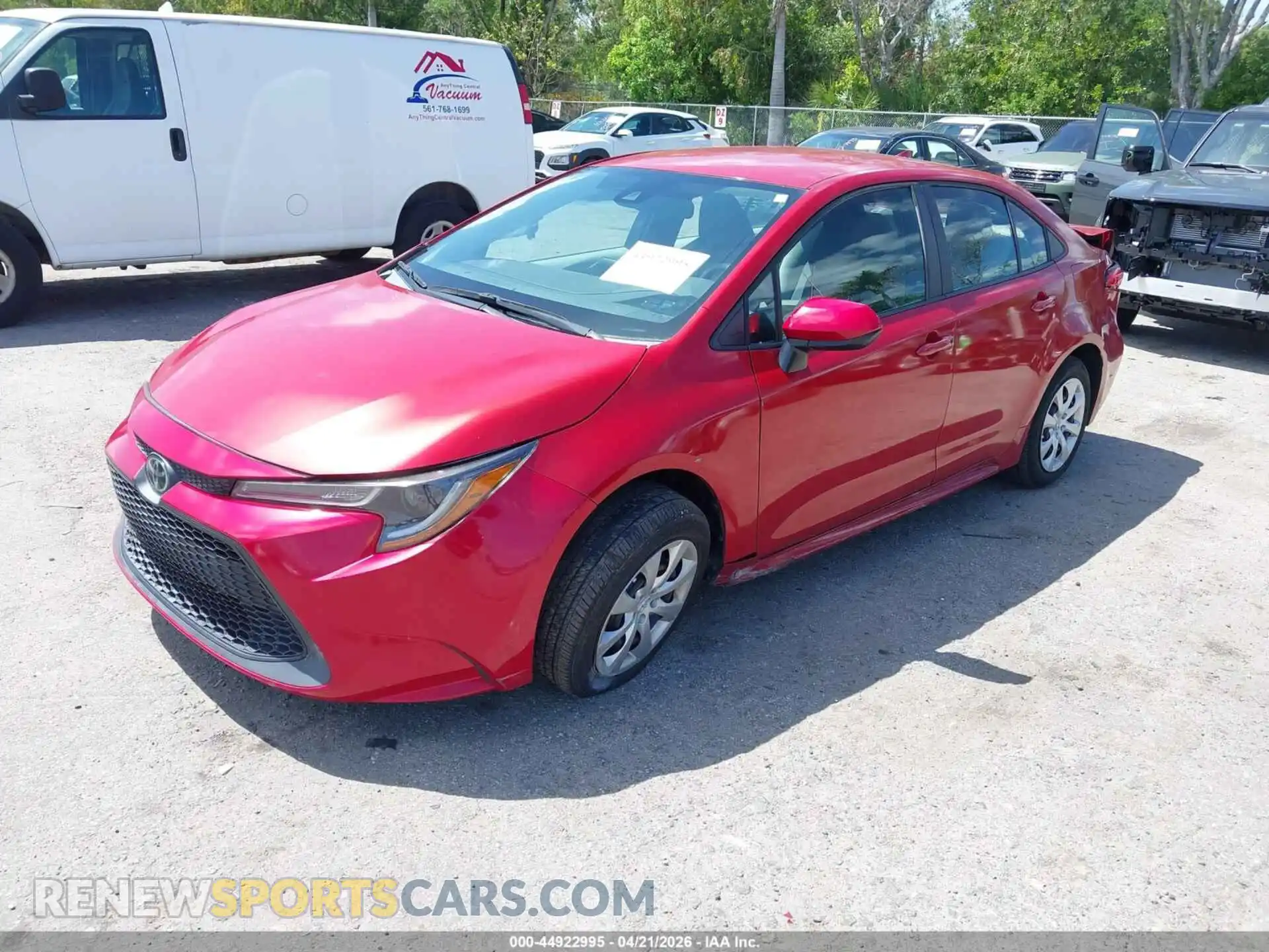 2 Photograph of a damaged car 5YFEPMAE0MP148292 TOYOTA COROLLA 2021