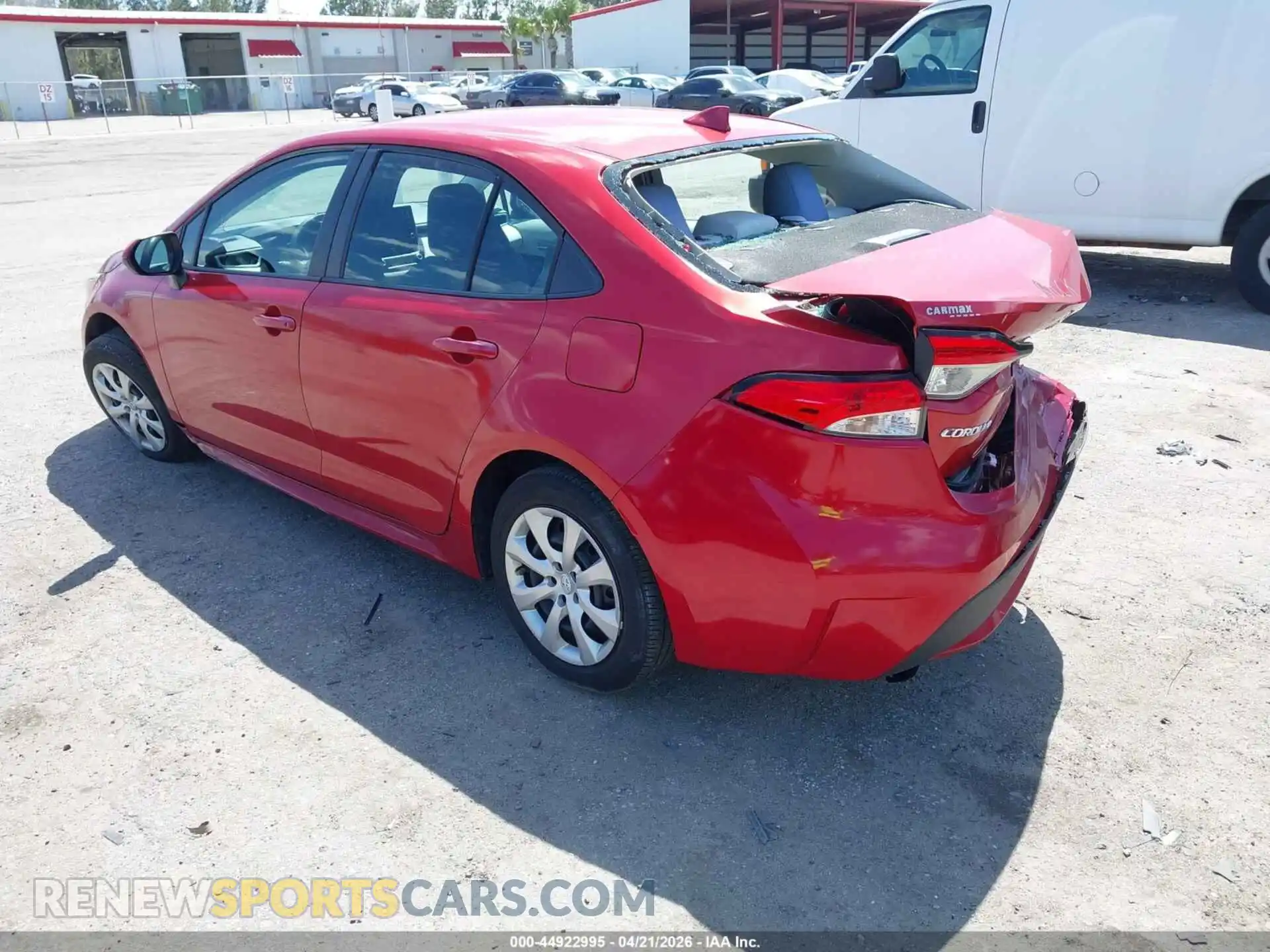 3 Photograph of a damaged car 5YFEPMAE0MP148292 TOYOTA COROLLA 2021