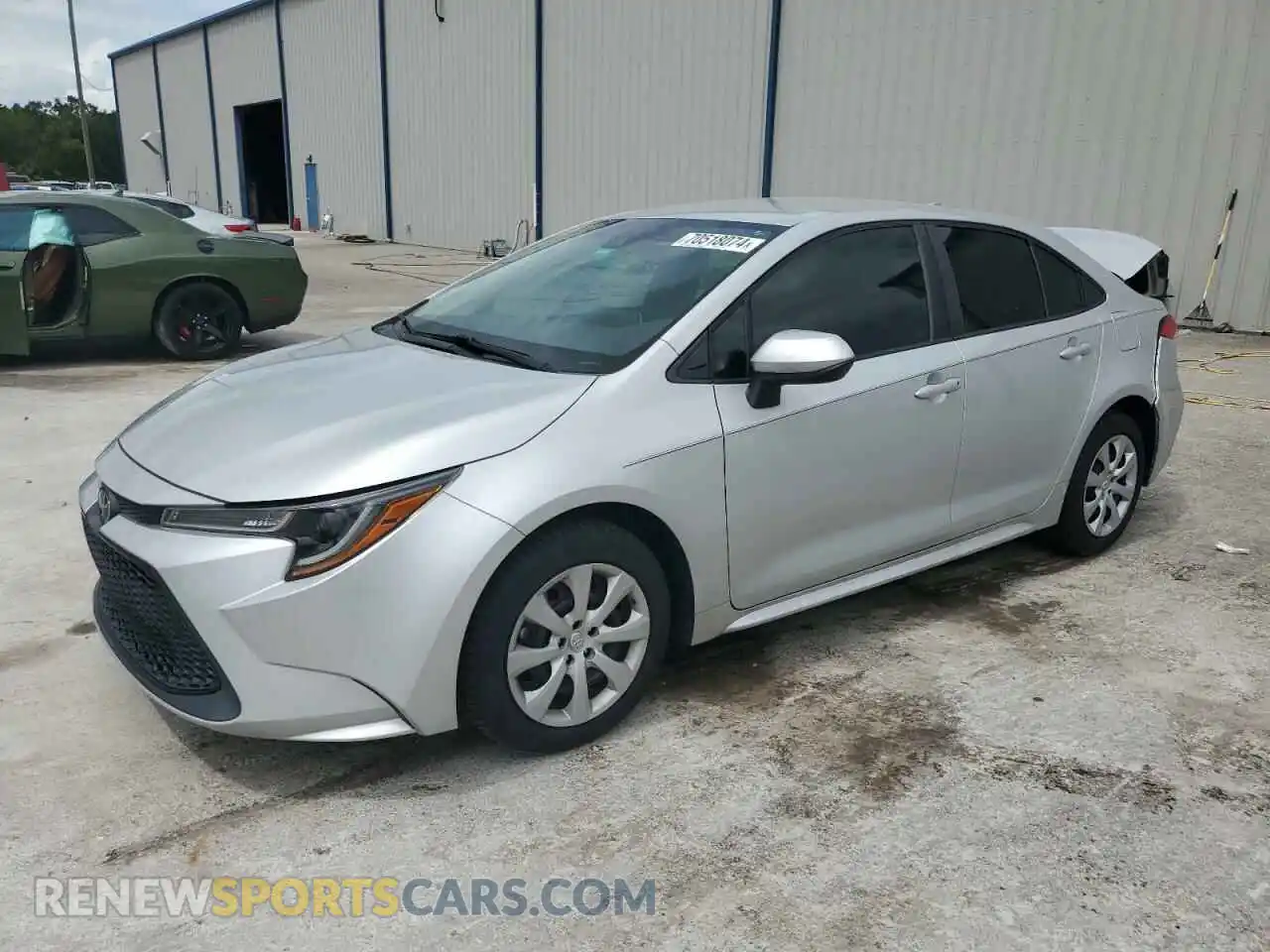 1 Photograph of a damaged car 5YFEPMAE0MP152469 TOYOTA COROLLA 2021