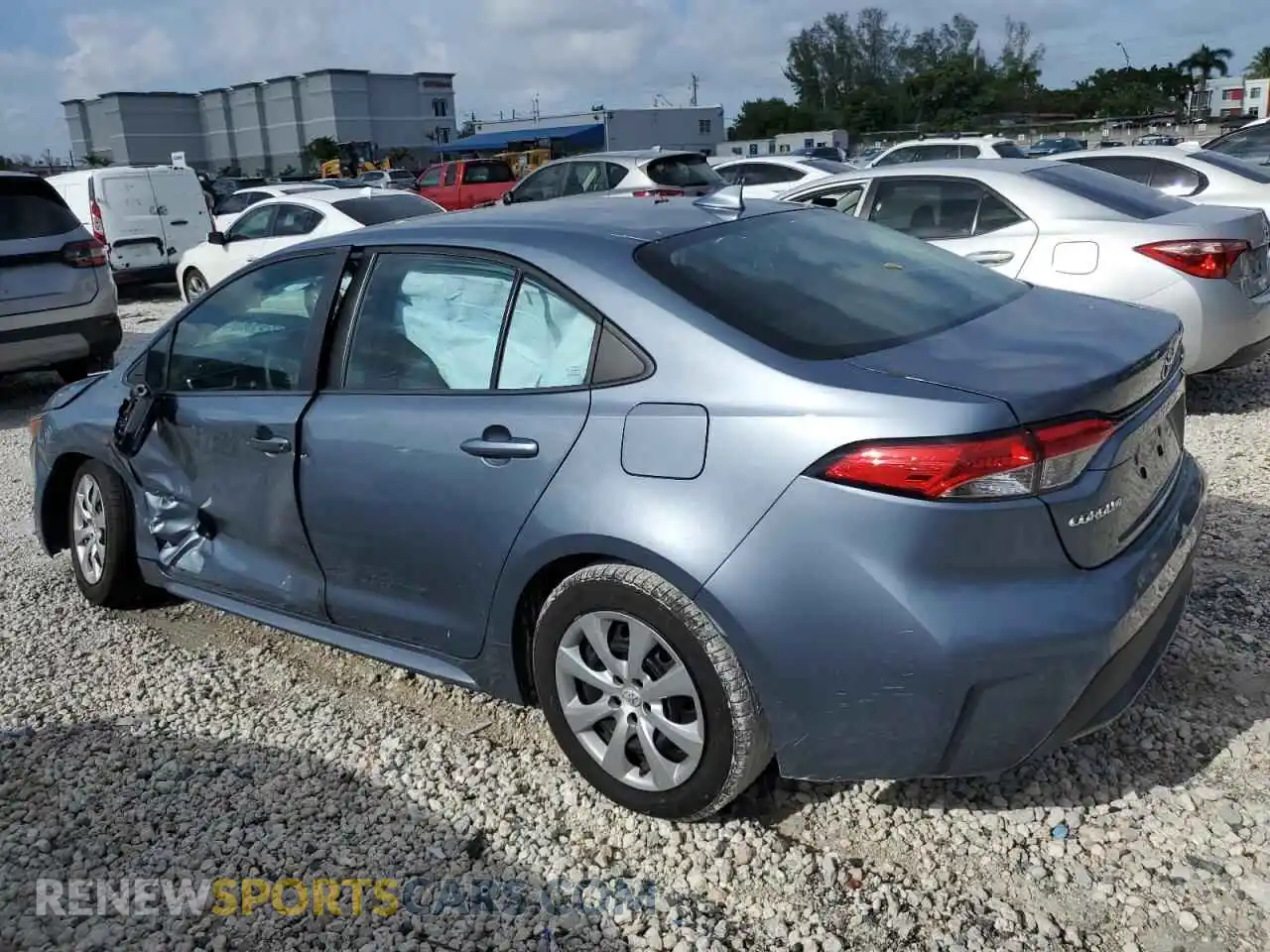 2 Photograph of a damaged car 5YFEPMAE0MP152939 TOYOTA COROLLA 2021
