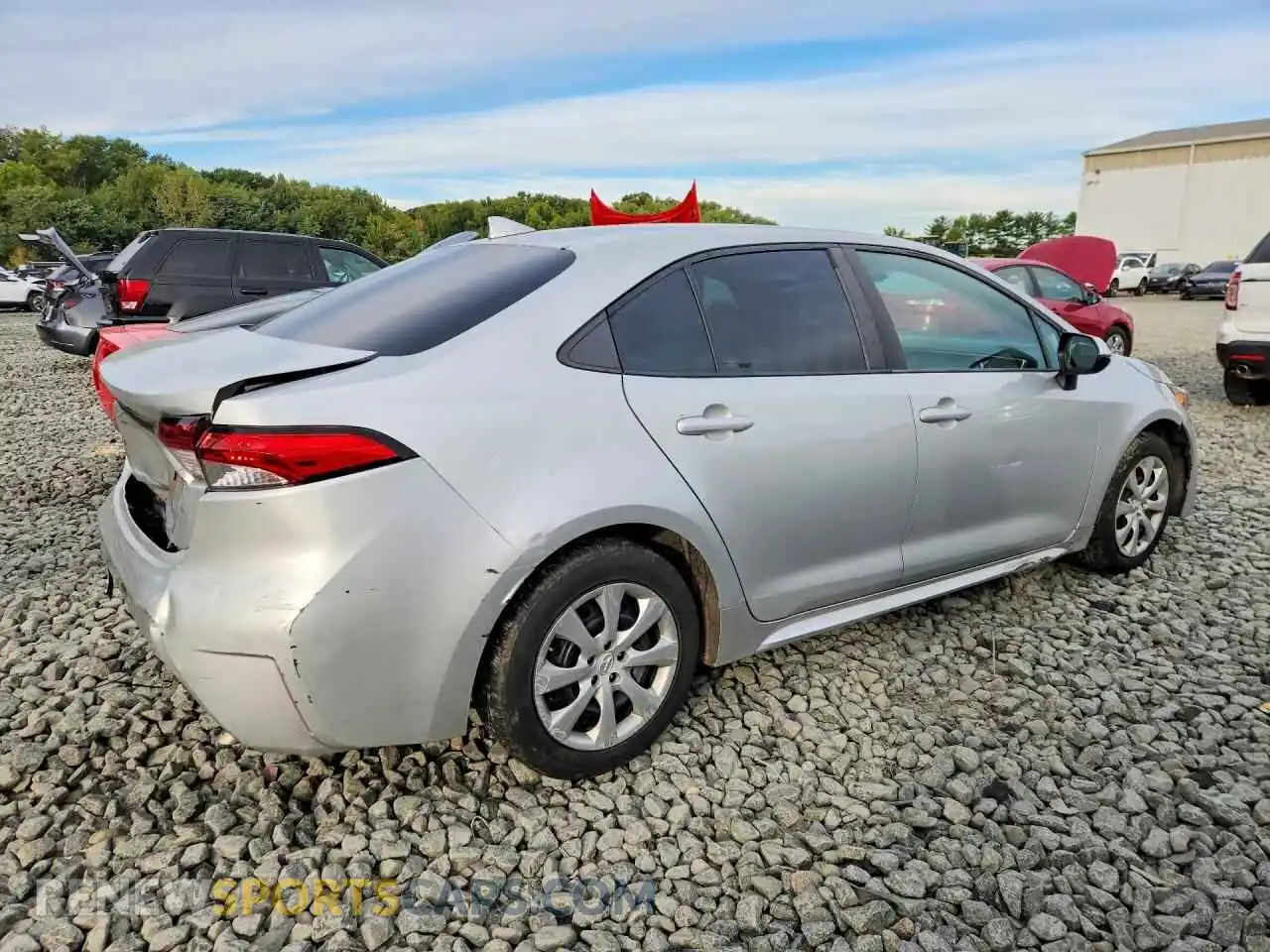 3 Фотография поврежденного автомобиля 5YFEPMAE0MP154657 TOYOTA COROLLA 2021