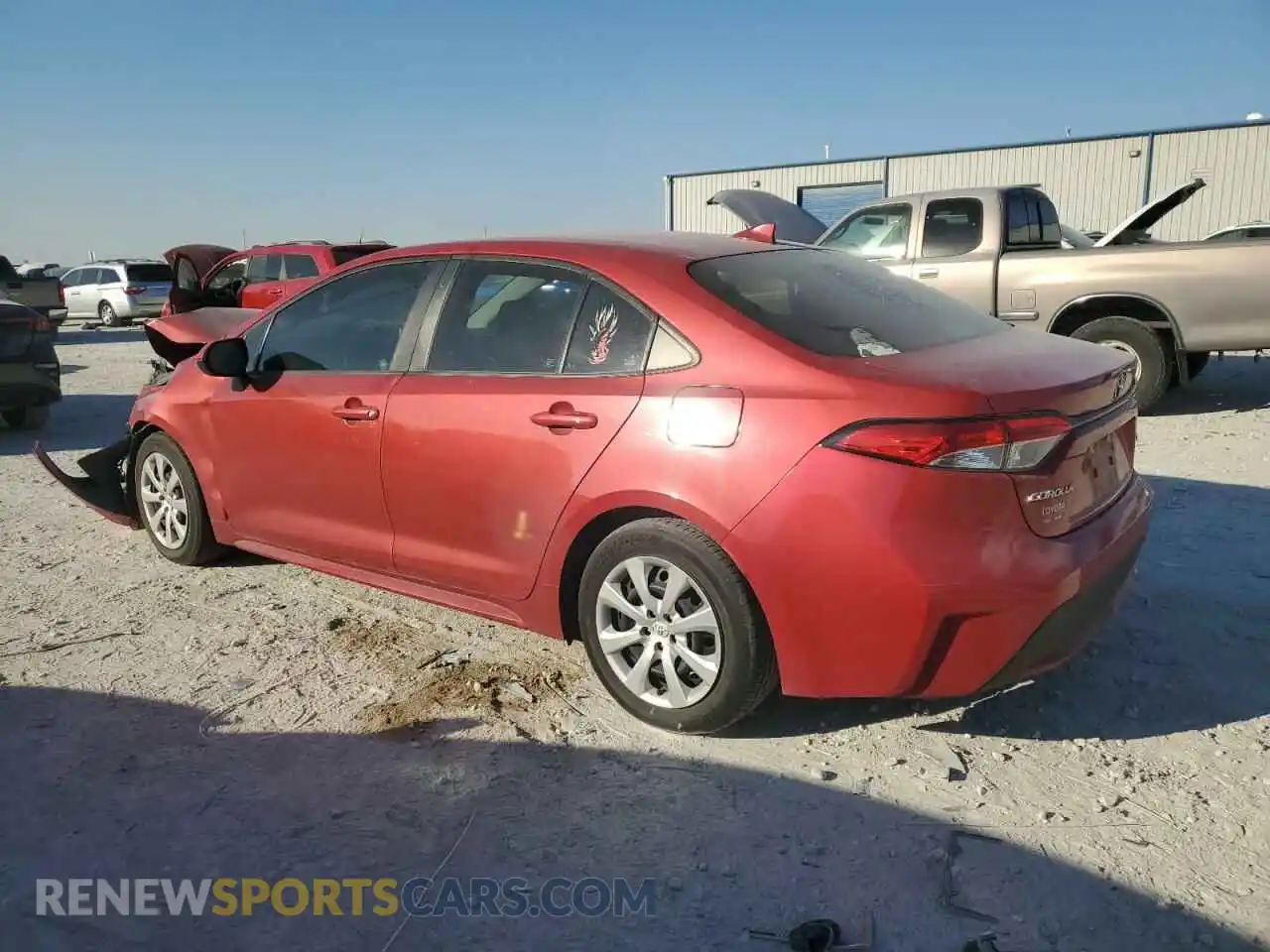 2 Photograph of a damaged car 5YFEPMAE0MP157011 TOYOTA COROLLA 2021