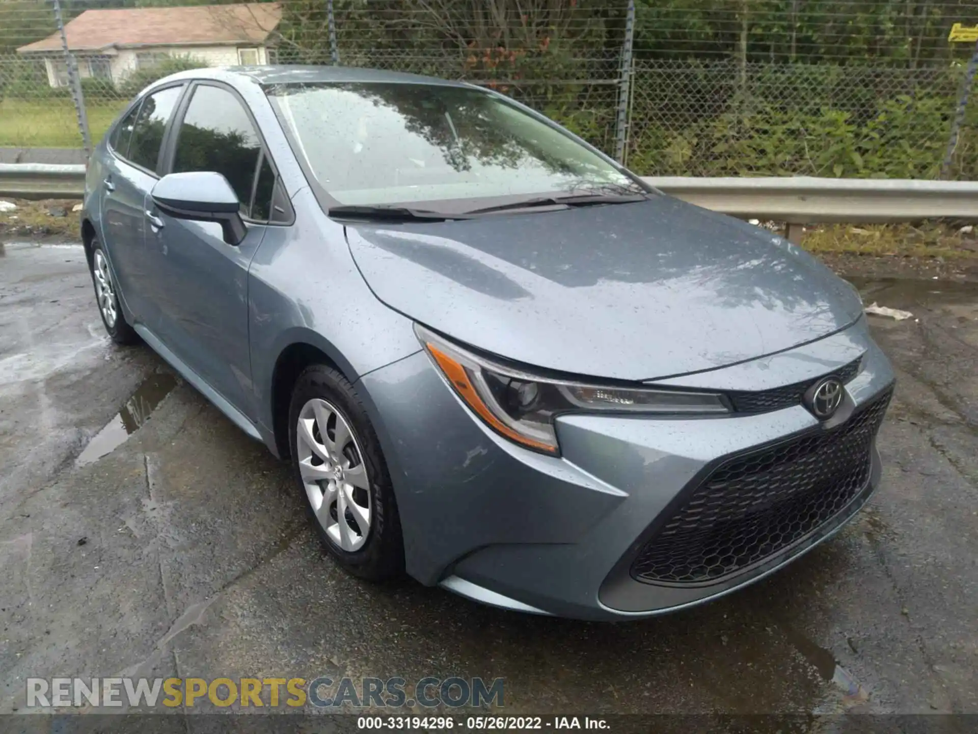 1 Photograph of a damaged car 5YFEPMAE0MP157123 TOYOTA COROLLA 2021