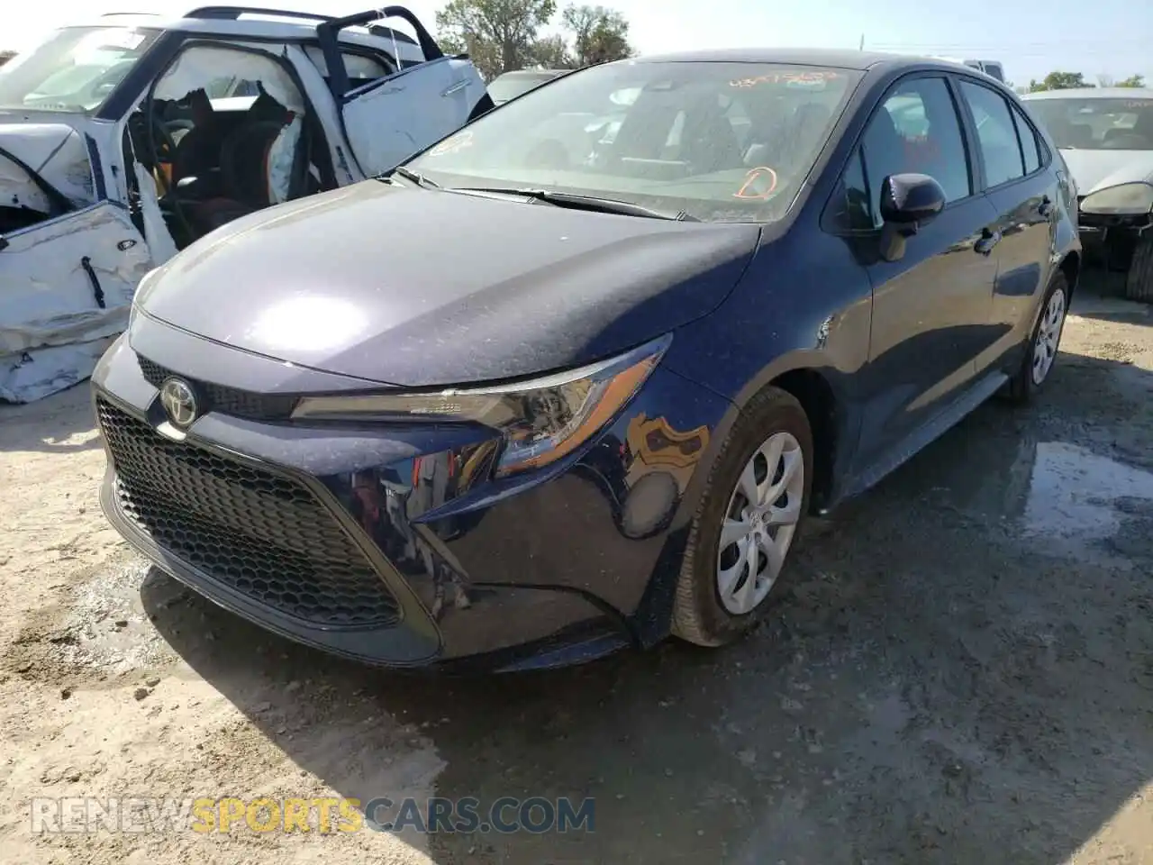 2 Photograph of a damaged car 5YFEPMAE0MP159048 TOYOTA COROLLA 2021