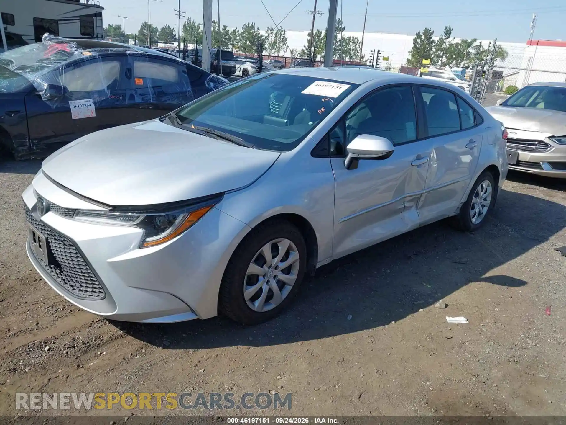 2 Photograph of a damaged car 5YFEPMAE0MP159406 TOYOTA COROLLA 2021