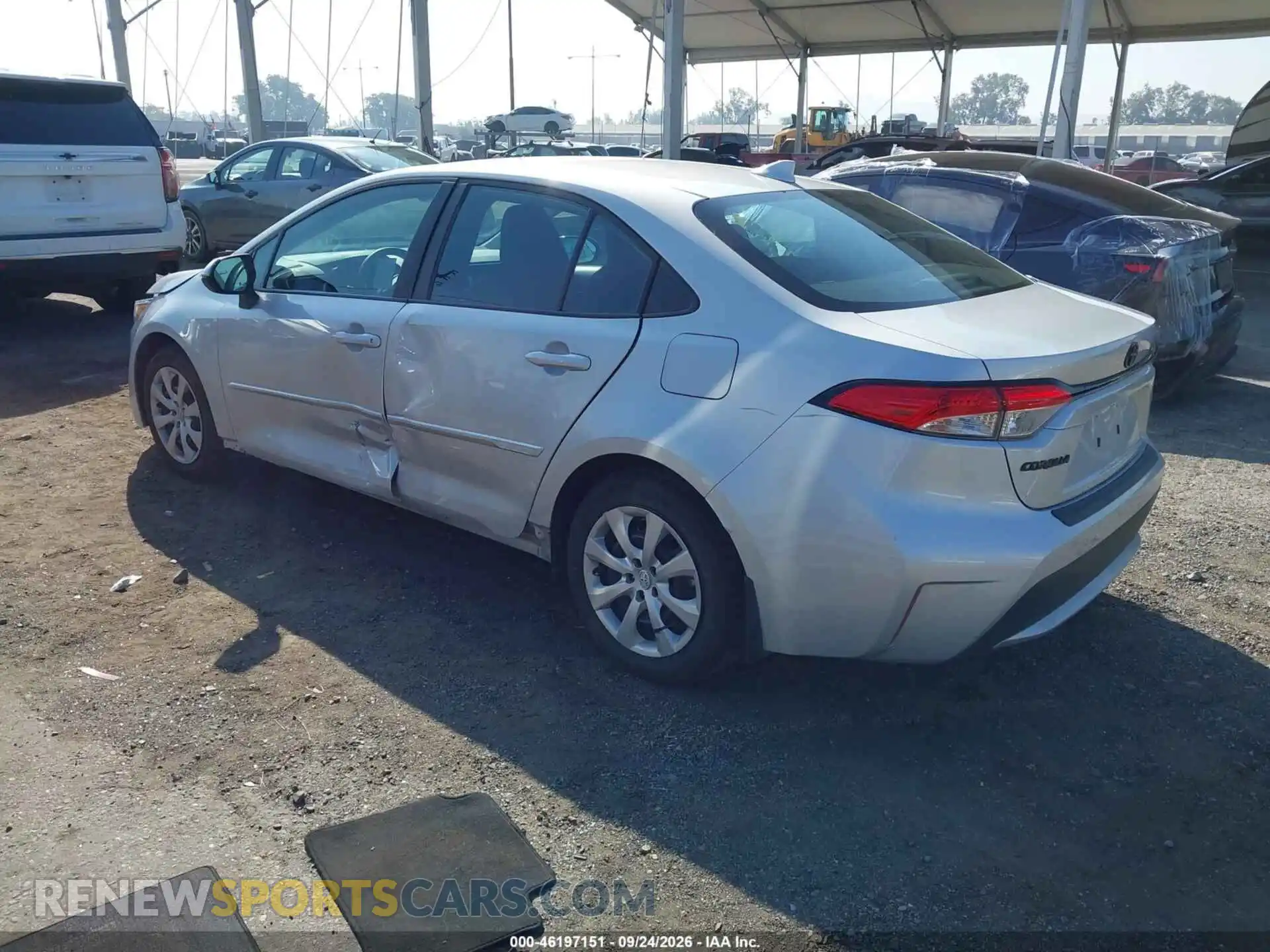 3 Photograph of a damaged car 5YFEPMAE0MP159406 TOYOTA COROLLA 2021