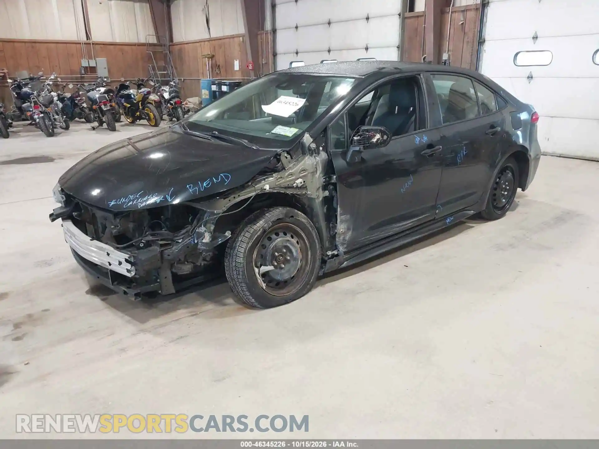 2 Фотография поврежденного автомобиля 5YFEPMAE0MP160071 TOYOTA COROLLA 2021