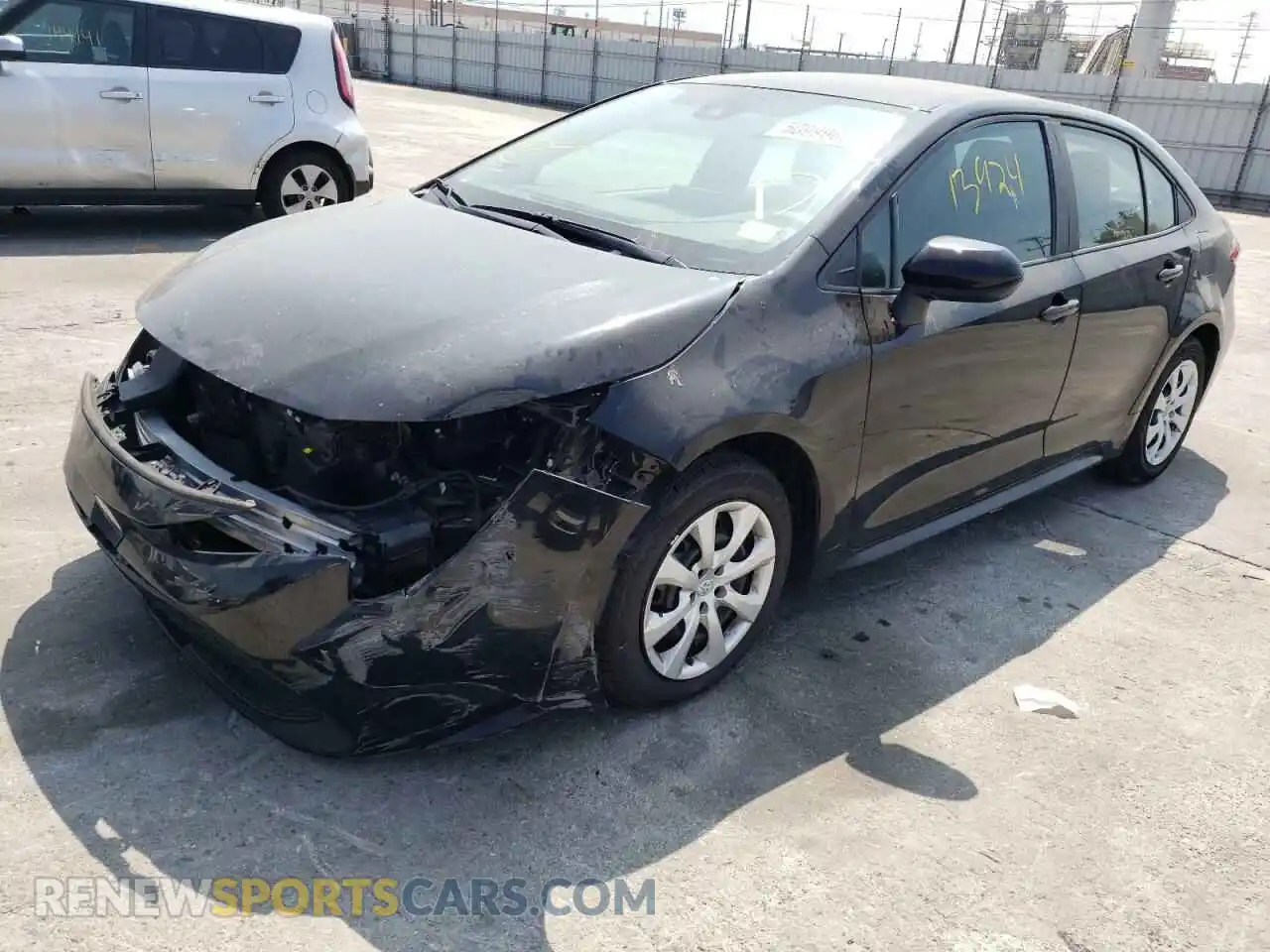 2 Photograph of a damaged car 5YFEPMAE0MP163083 TOYOTA COROLLA 2021