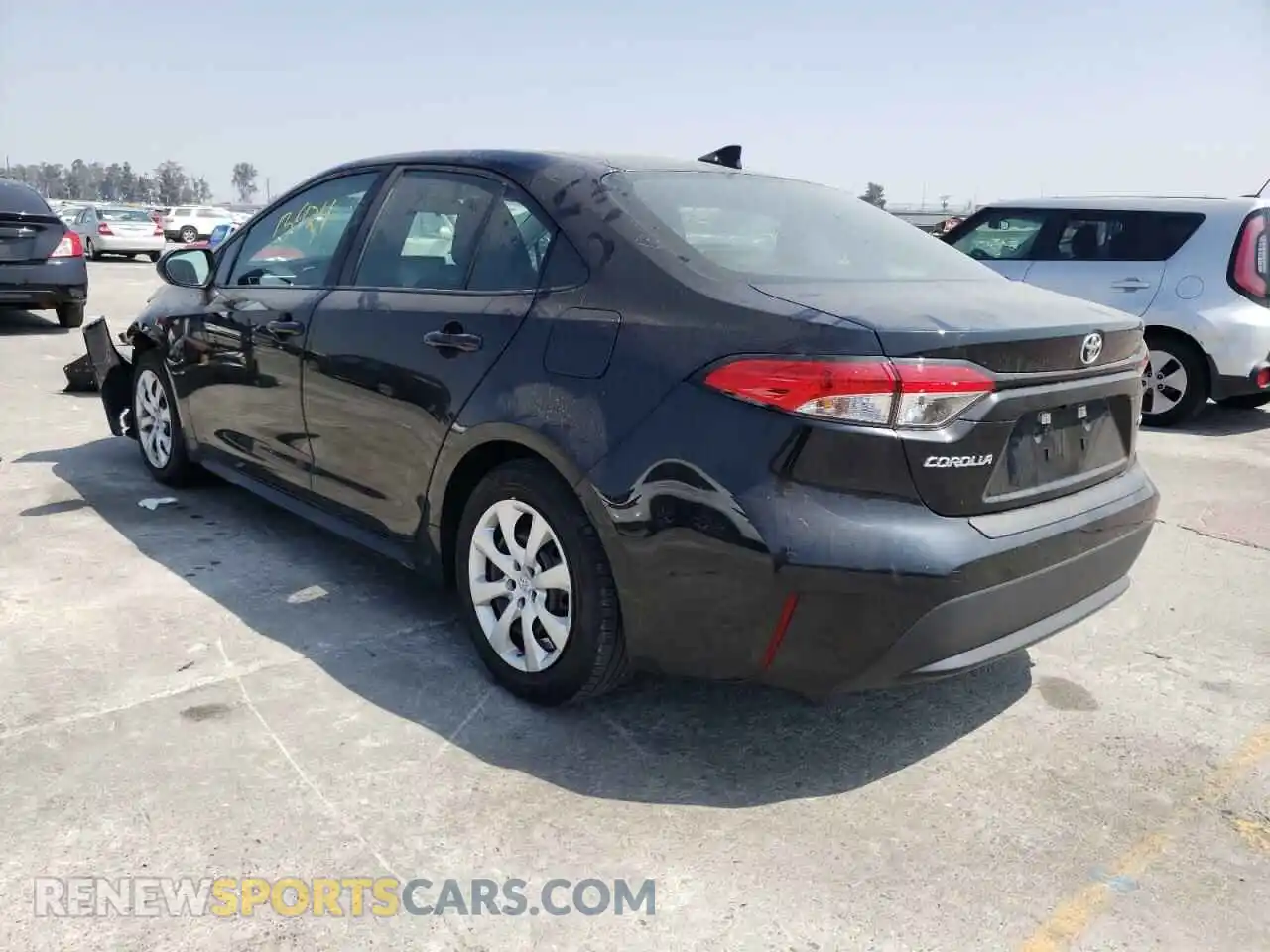 3 Photograph of a damaged car 5YFEPMAE0MP163083 TOYOTA COROLLA 2021