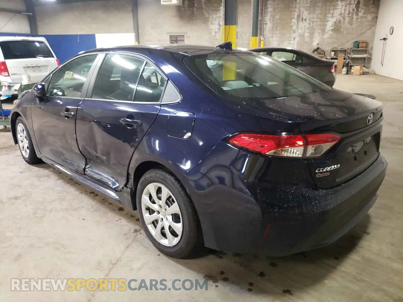 3 Photograph of a damaged car 5YFEPMAE0MP163987 TOYOTA COROLLA 2021