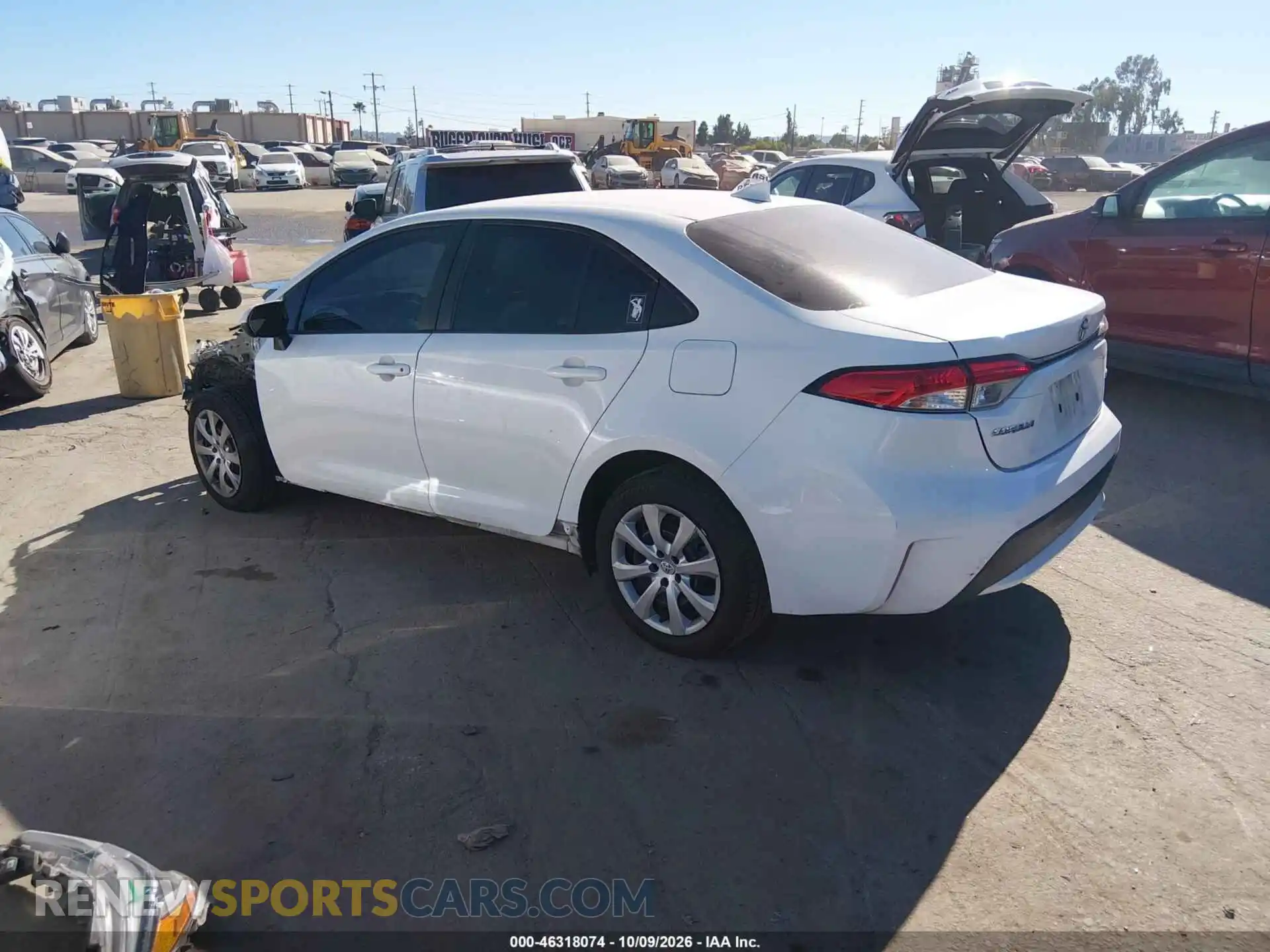 3 Photograph of a damaged car 5YFEPMAE0MP164248 TOYOTA COROLLA 2021