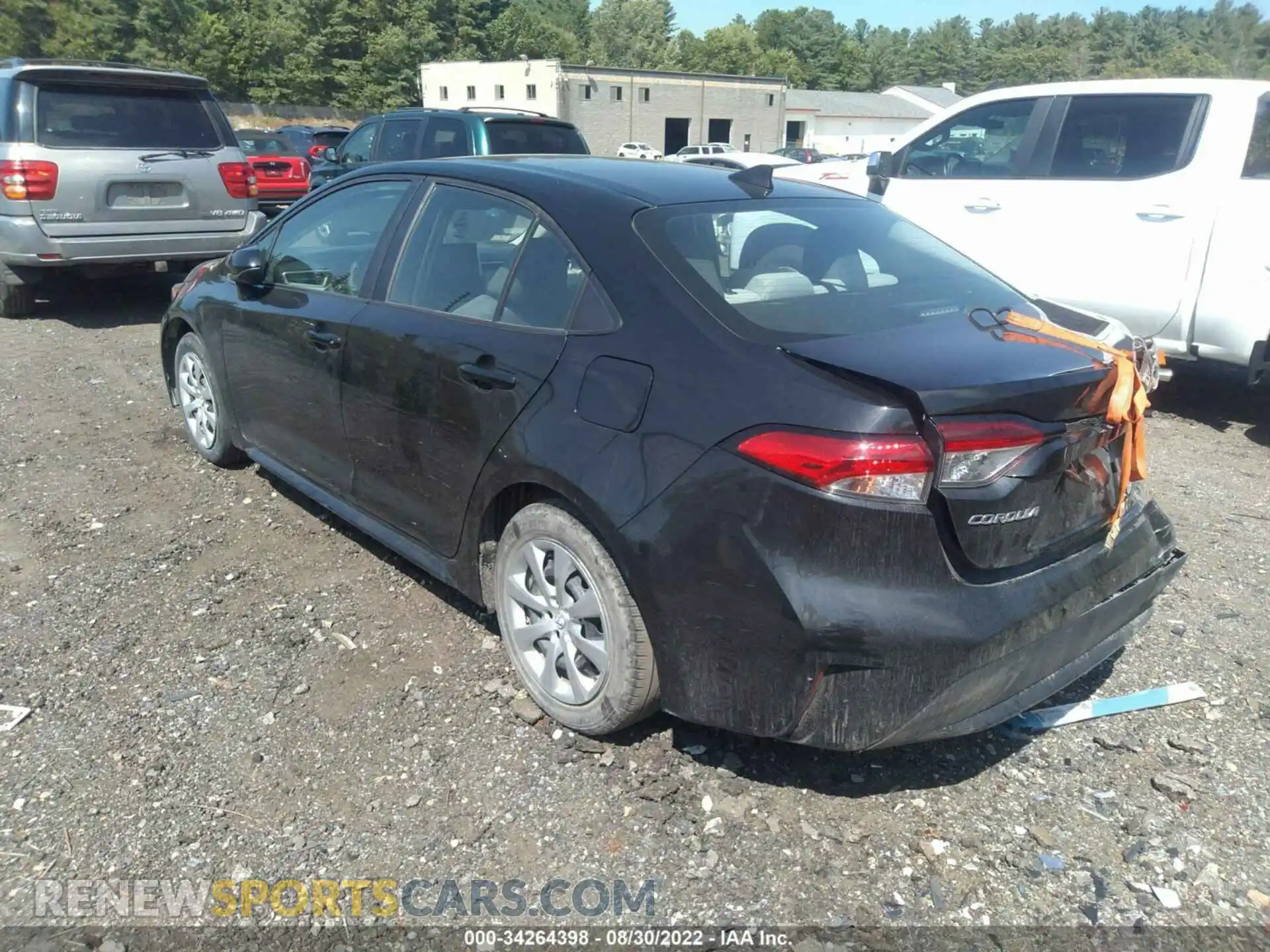 3 Фотография поврежденного автомобиля 5YFEPMAE0MP166727 TOYOTA COROLLA 2021