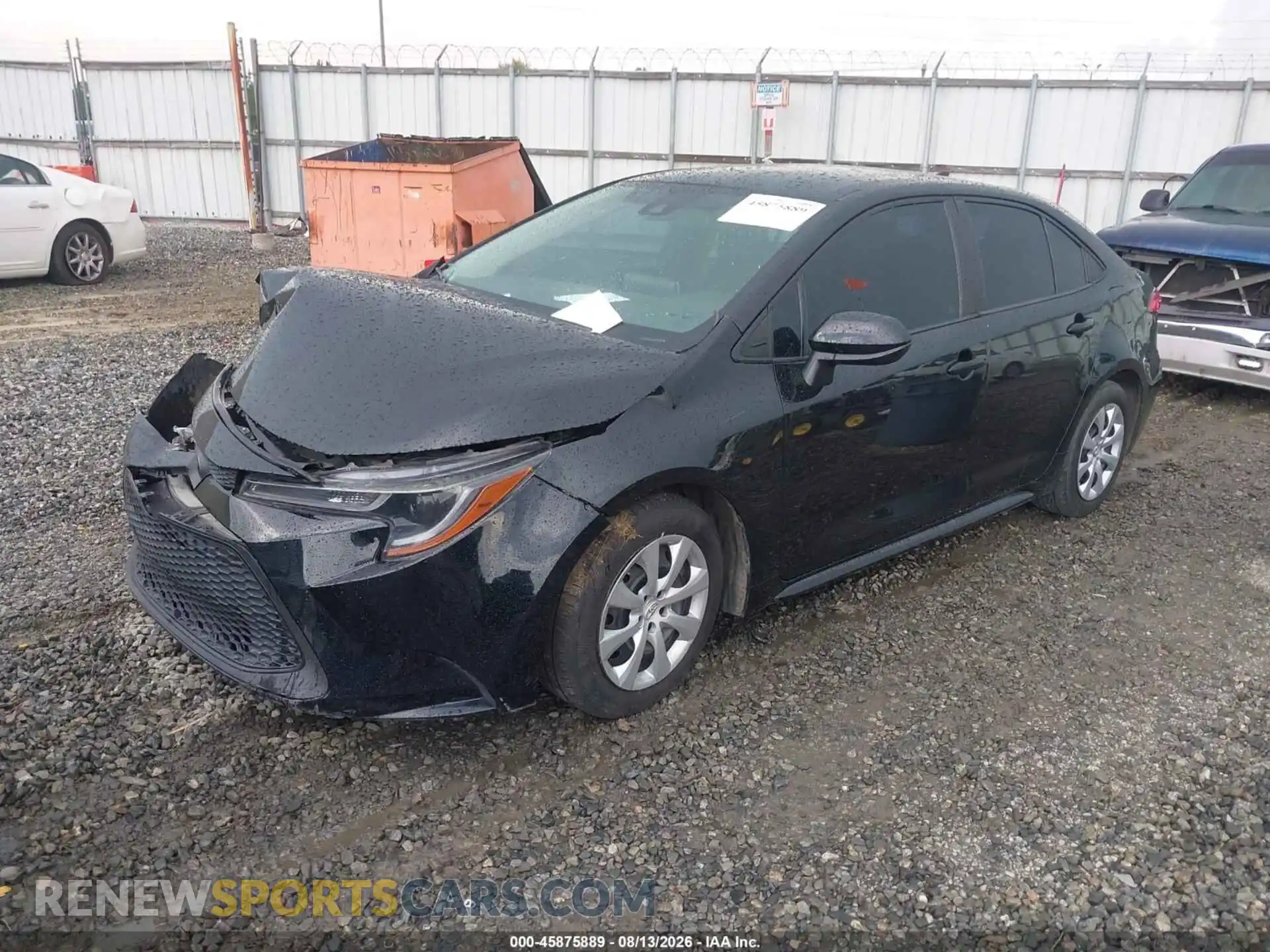 2 Photograph of a damaged car 5YFEPMAE0MP169384 TOYOTA COROLLA 2021