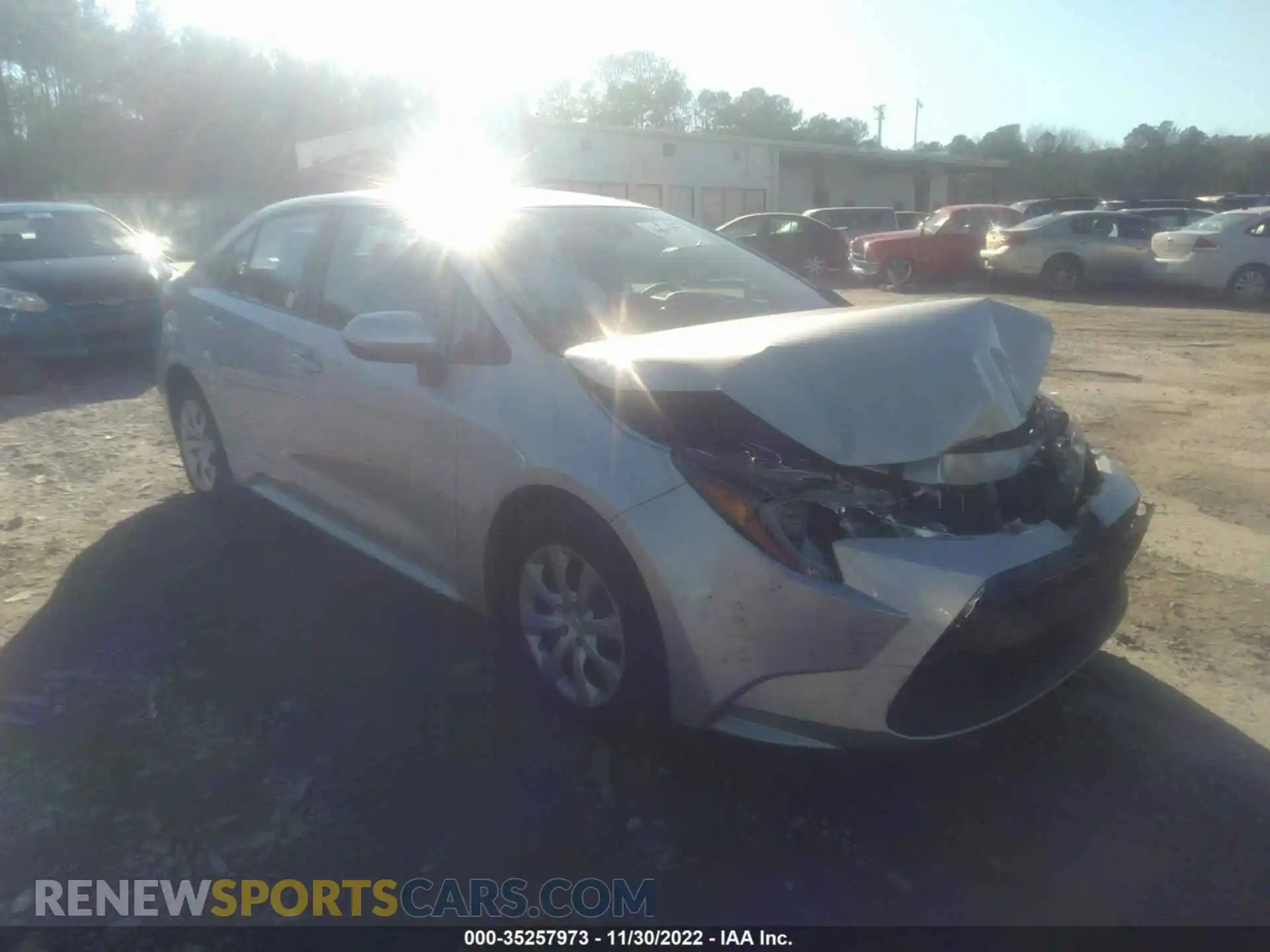 1 fotografías del automóvil dañado 5YFEPMAE0MP169448 TOYOTA COROLLA 2021