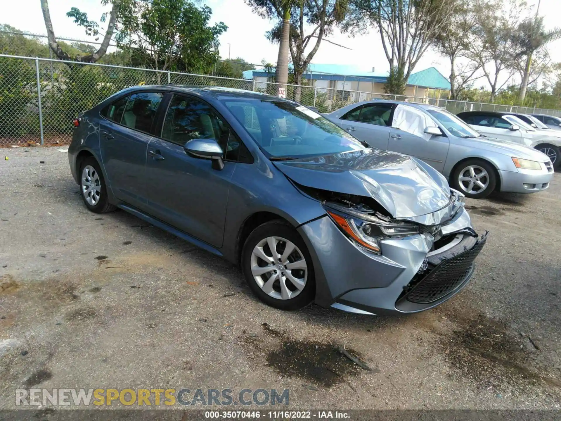 1 fotografías del automóvil dañado 5YFEPMAE0MP174326 TOYOTA COROLLA 2021