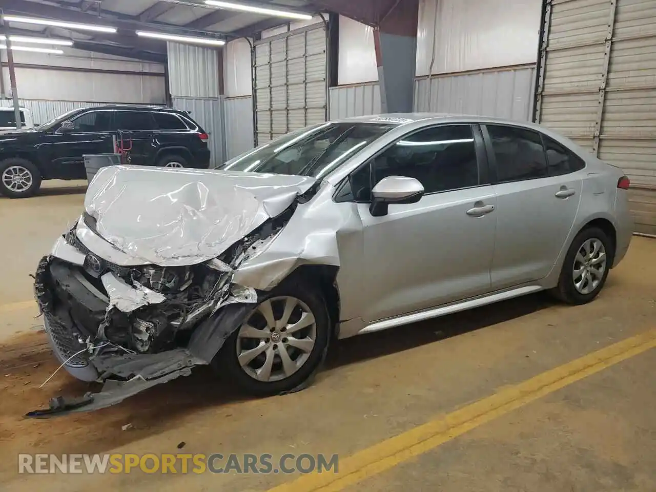 1 Photograph of a damaged car 5YFEPMAE0MP174374 TOYOTA COROLLA 2021