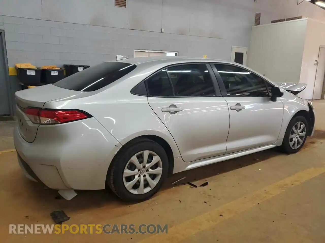 3 Photograph of a damaged car 5YFEPMAE0MP174374 TOYOTA COROLLA 2021