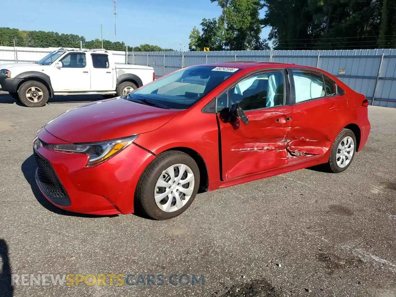 1 Фотография поврежденного автомобиля 5YFEPMAE0MP179221 TOYOTA COROLLA 2021