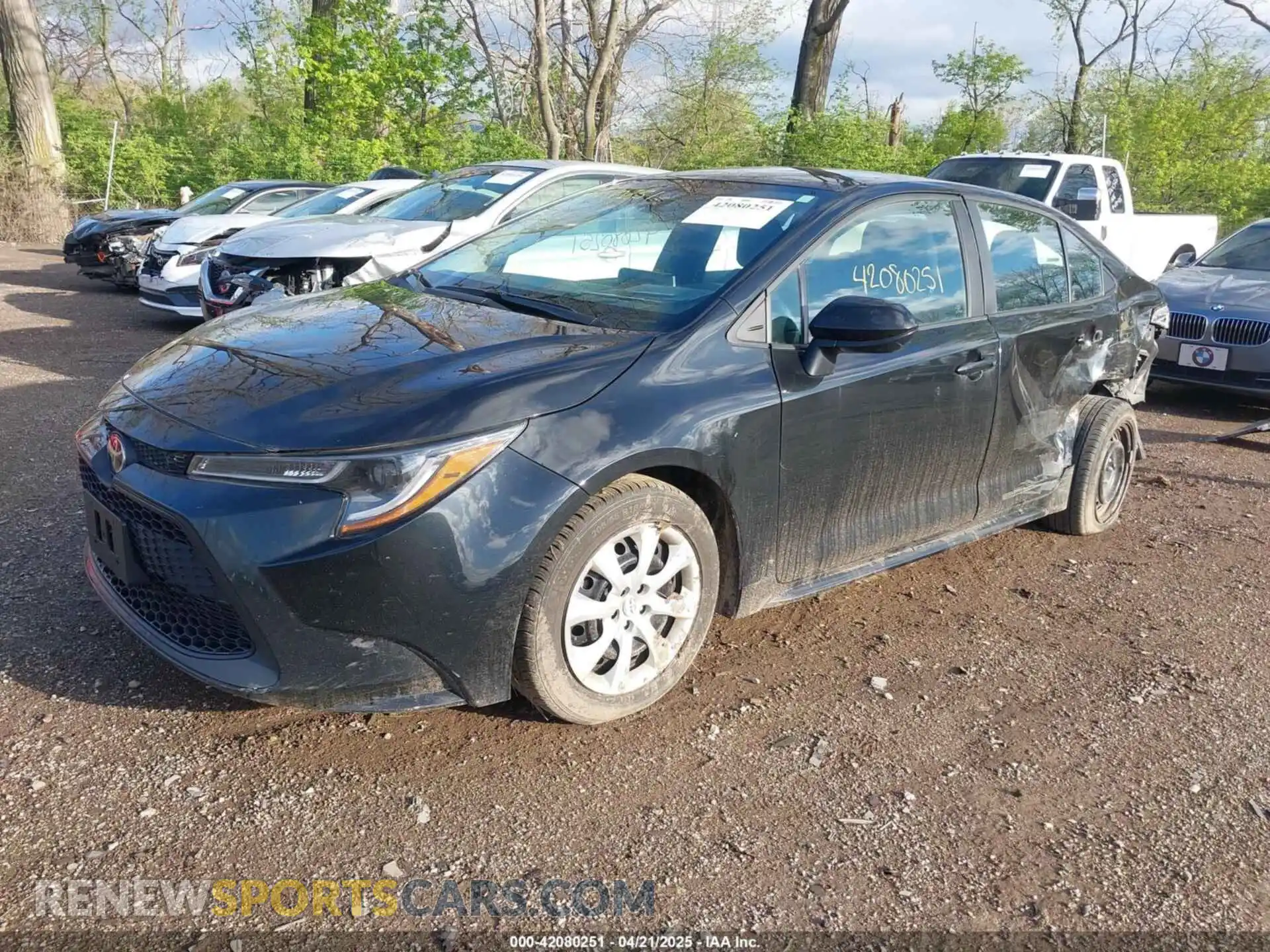 2 Photograph of a damaged car 5YFEPMAE0MP179381 TOYOTA COROLLA 2021