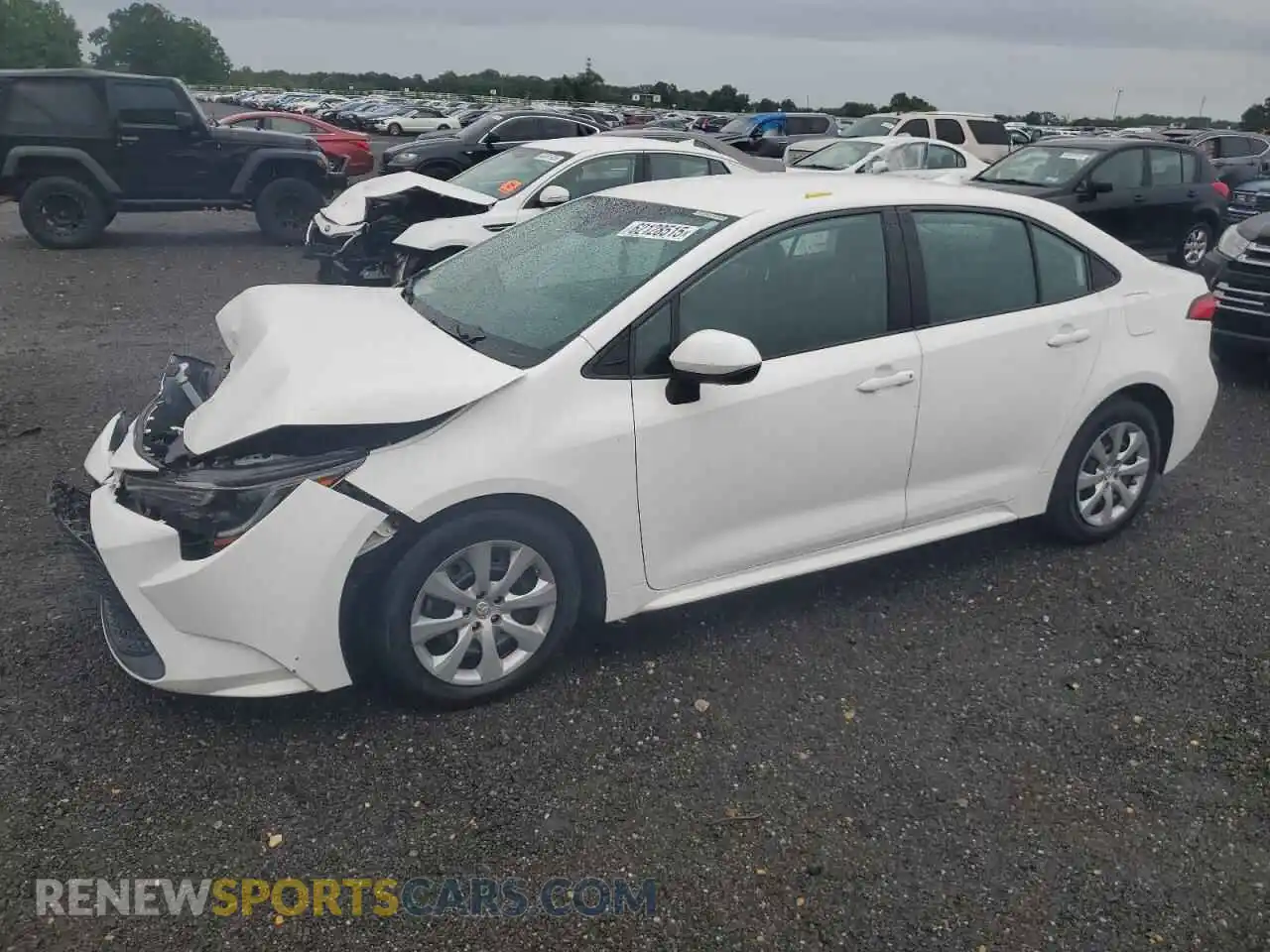 1 Photograph of a damaged car 5YFEPMAE0MP180188 TOYOTA COROLLA 2021