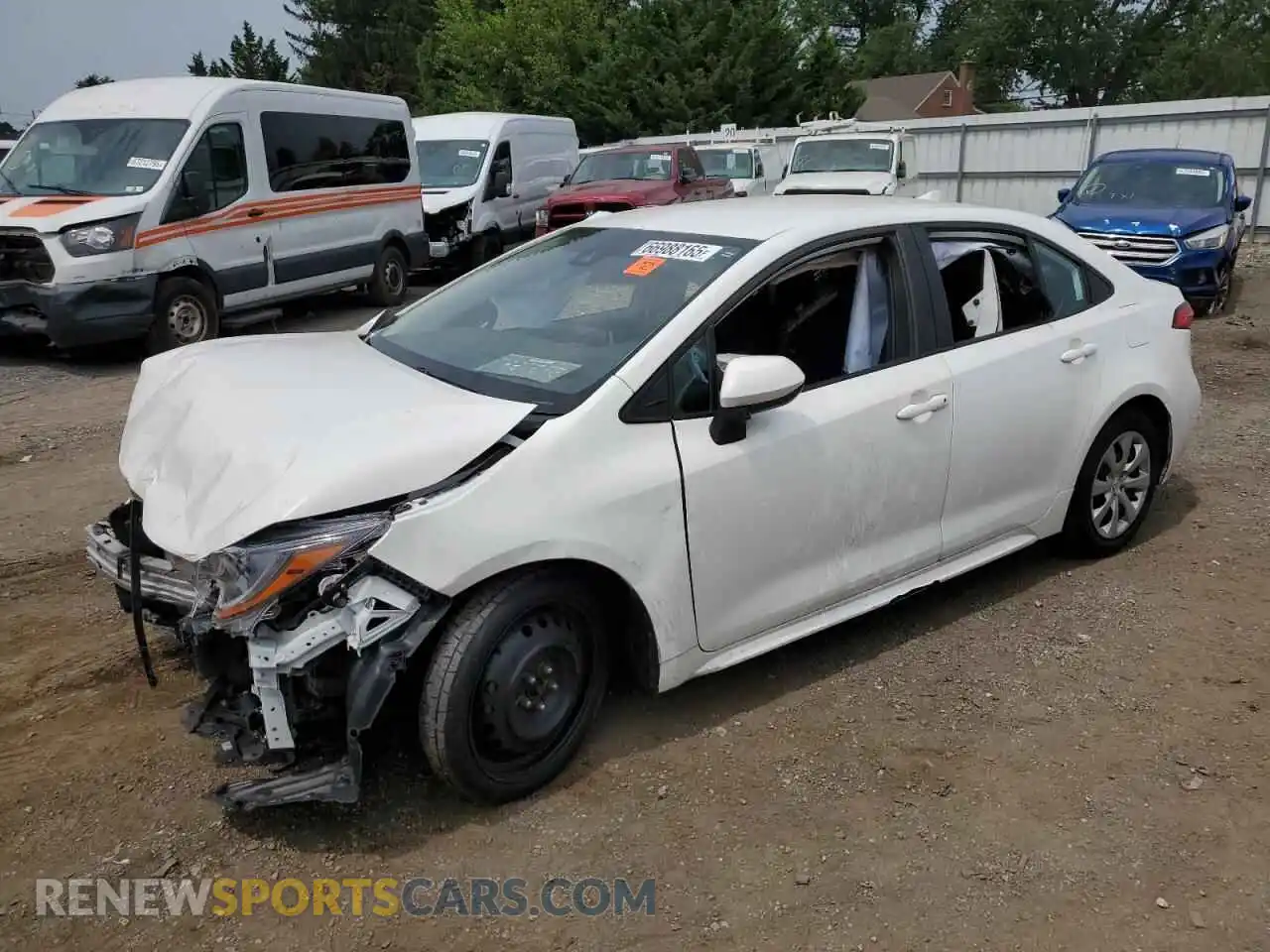 1 Photograph of a damaged car 5YFEPMAE0MP180384 TOYOTA COROLLA 2021