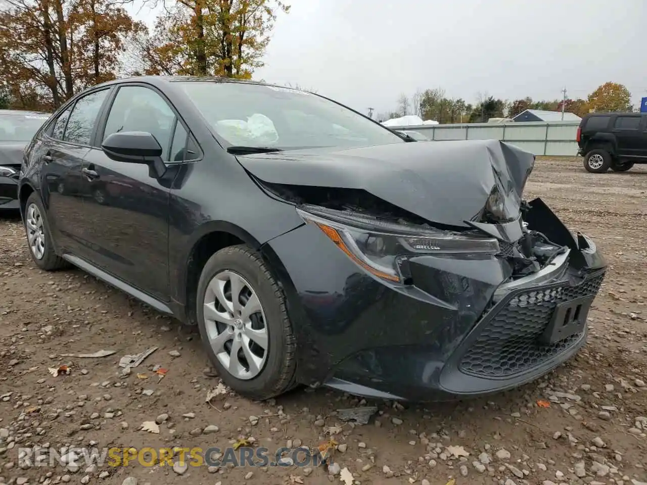 1 Photograph of a damaged car 5YFEPMAE0MP184922 TOYOTA COROLLA 2021