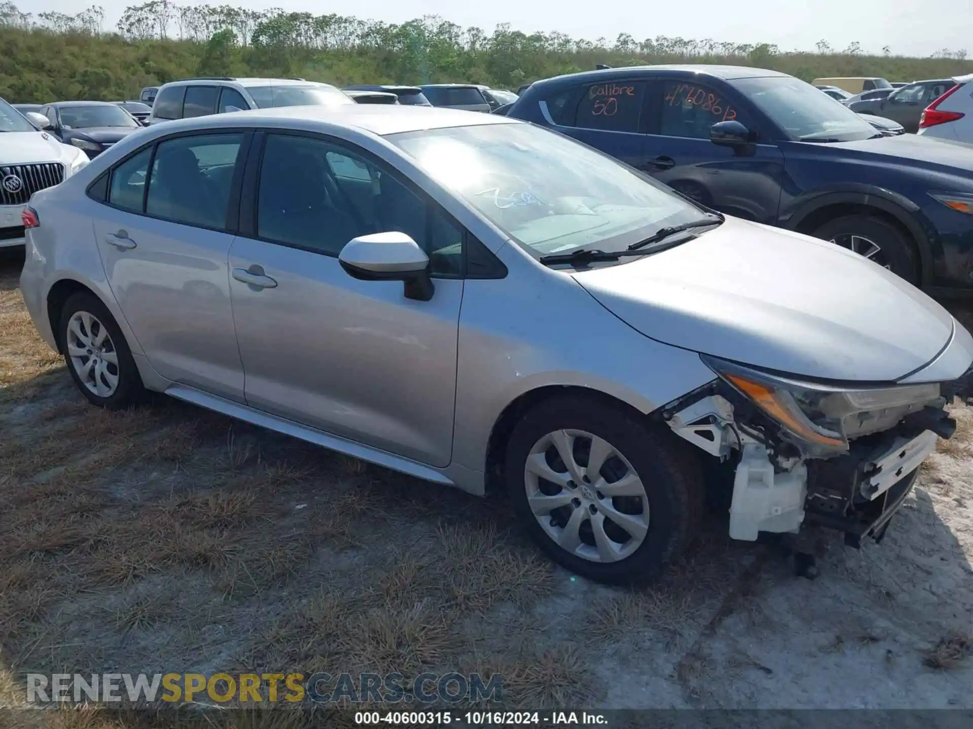 1 Photograph of a damaged car 5YFEPMAE0MP185682 TOYOTA COROLLA 2021