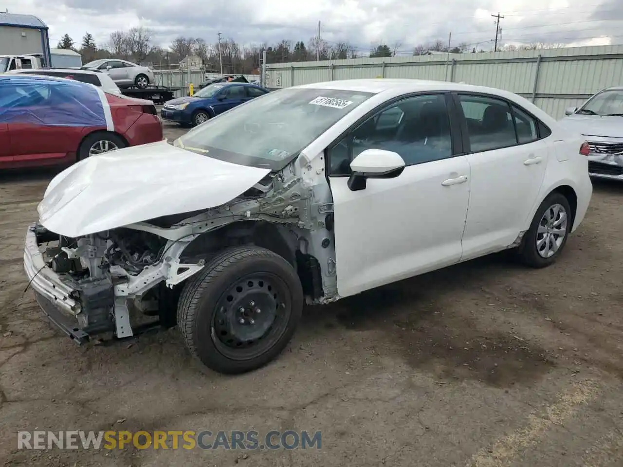 1 Photograph of a damaged car 5YFEPMAE0MP185746 TOYOTA COROLLA 2021