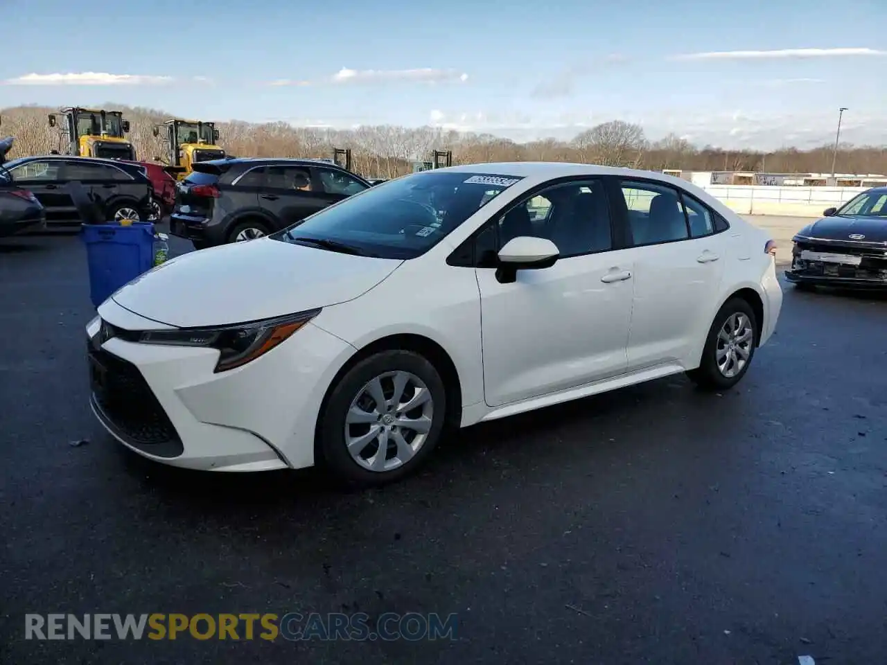 1 Photograph of a damaged car 5YFEPMAE0MP185892 TOYOTA COROLLA 2021