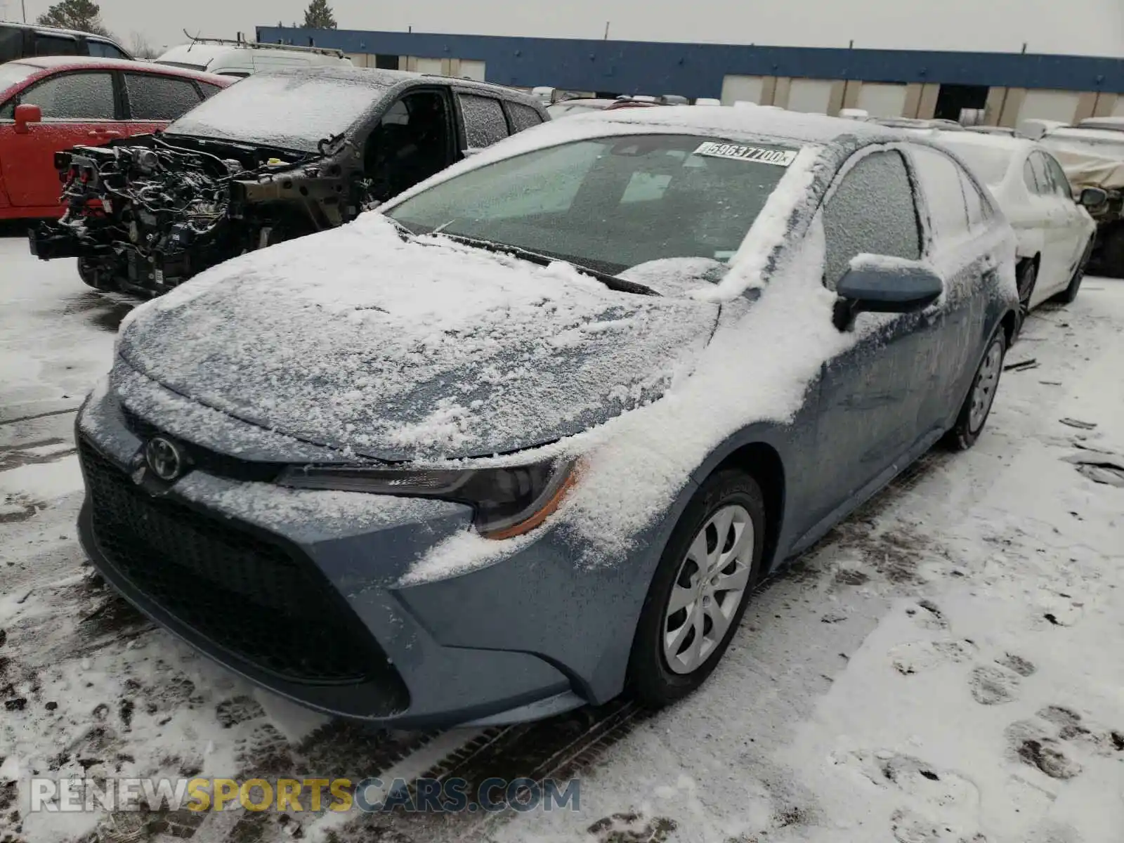 2 Photograph of a damaged car 5YFEPMAE0MP187397 TOYOTA COROLLA 2021