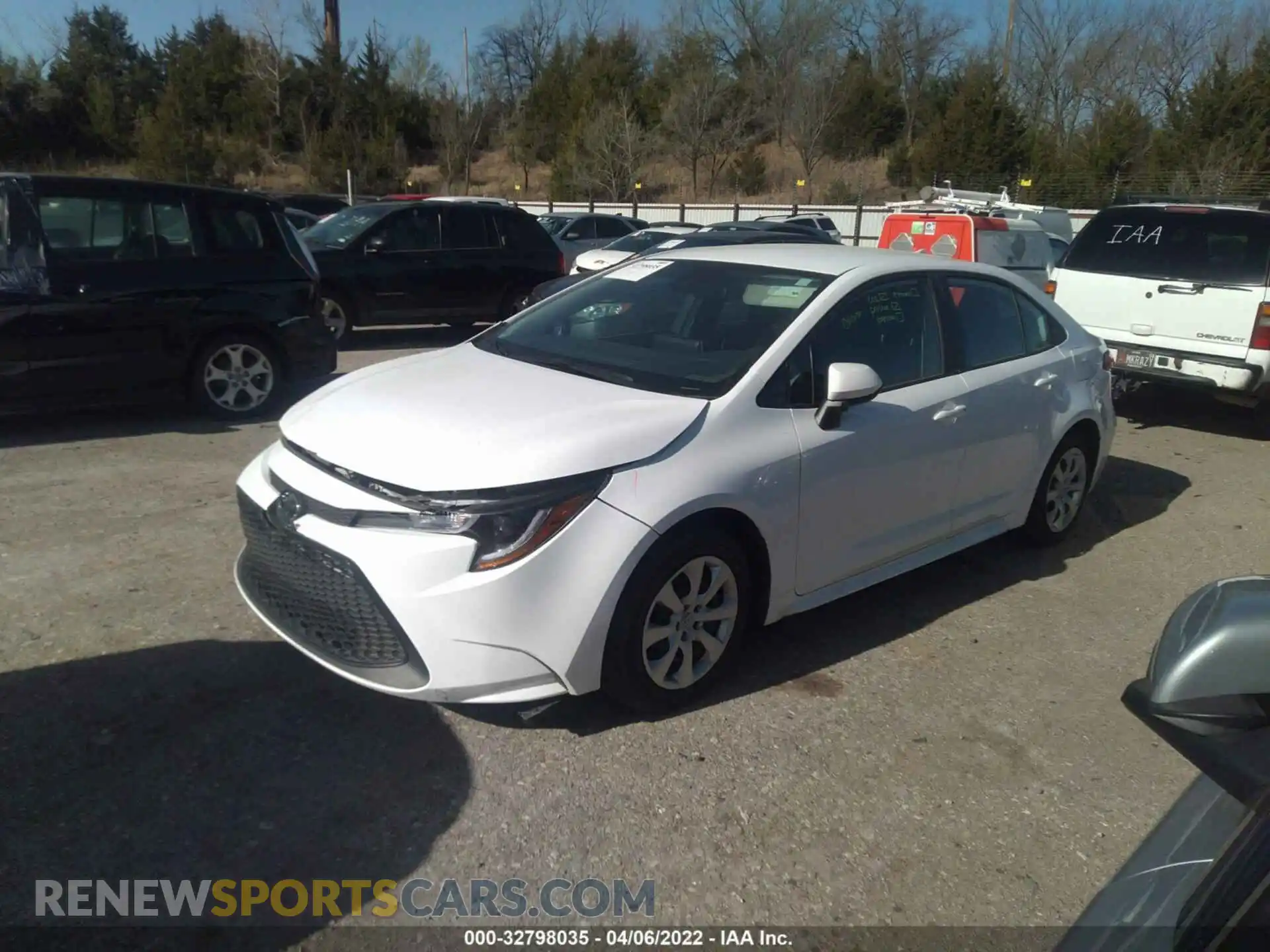 2 Photograph of a damaged car 5YFEPMAE0MP187724 TOYOTA COROLLA 2021