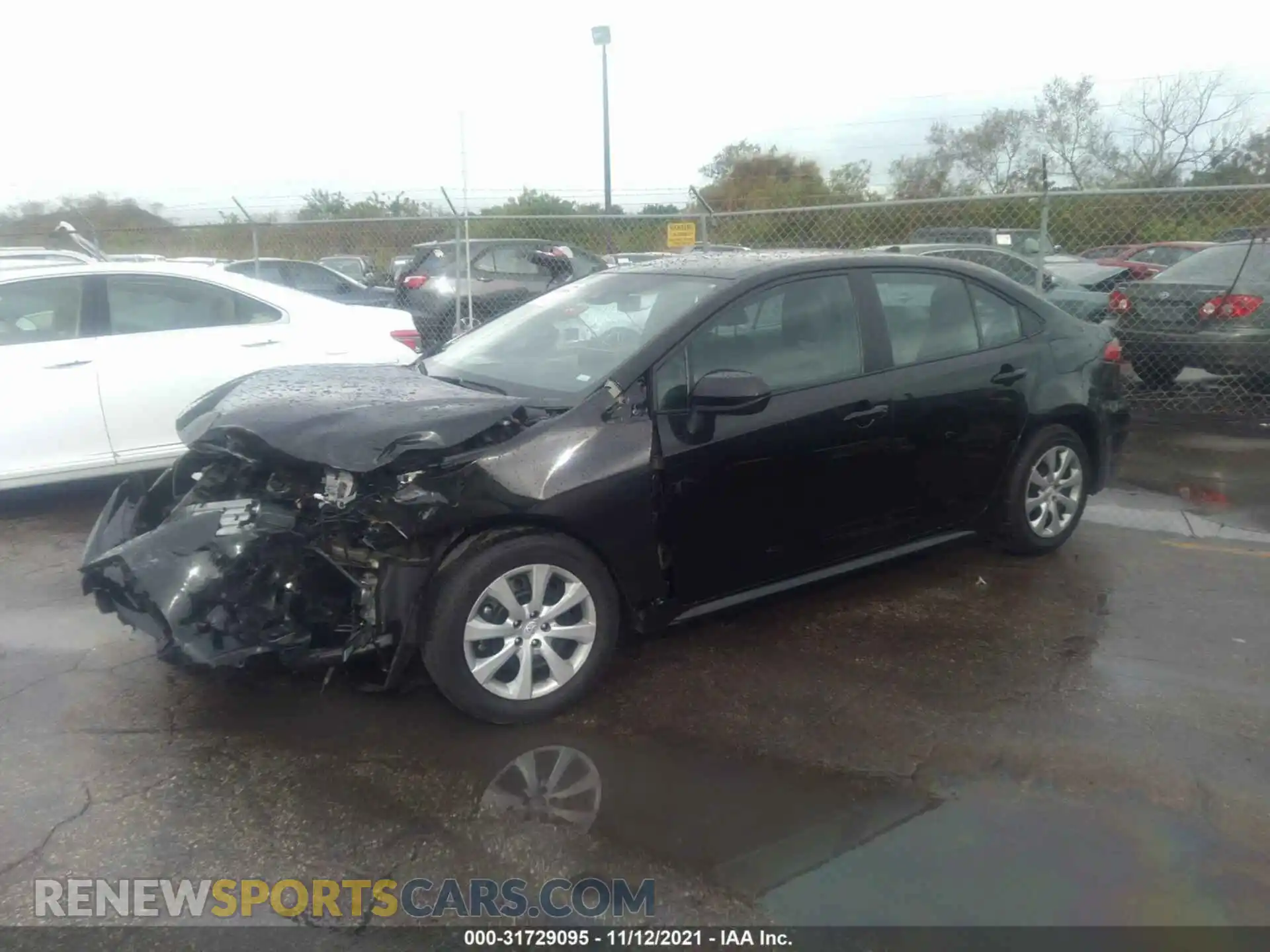 2 Photograph of a damaged car 5YFEPMAE0MP188839 TOYOTA COROLLA 2021
