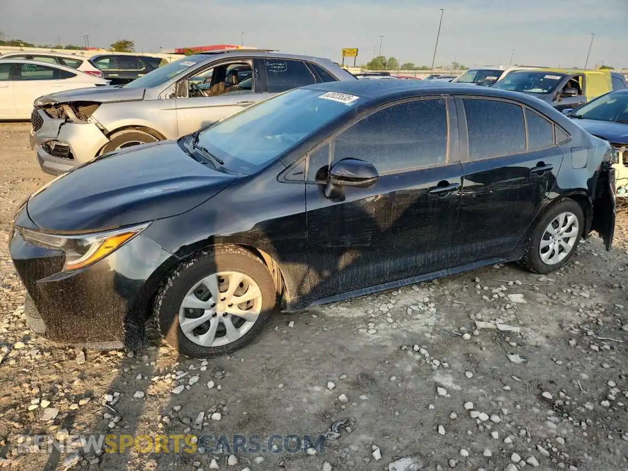 1 Photograph of a damaged car 5YFEPMAE0MP189280 TOYOTA COROLLA 2021