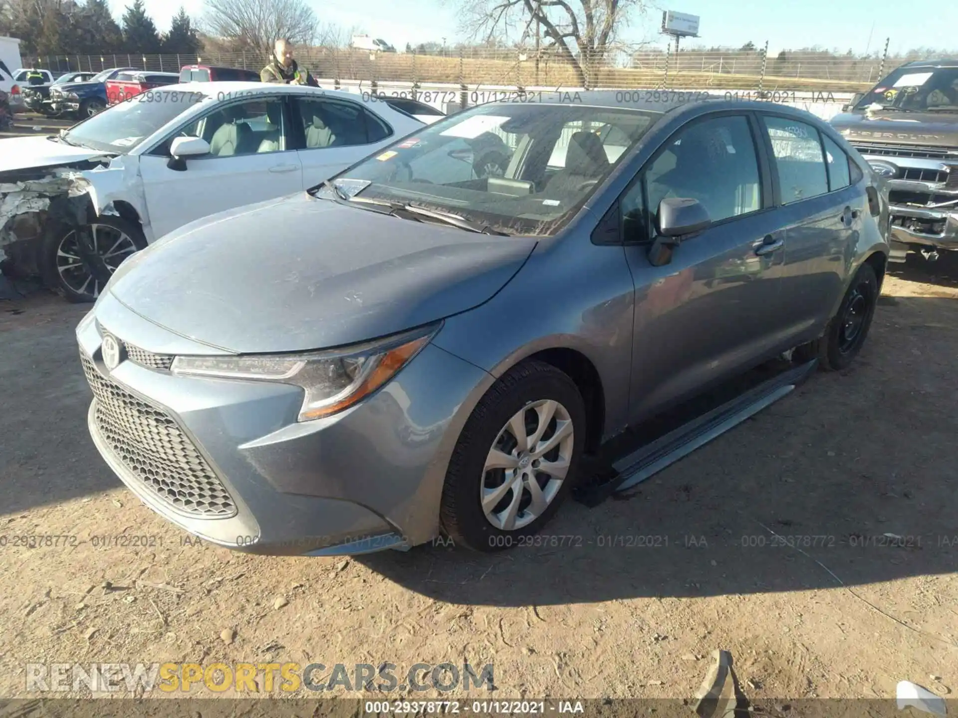 2 Photograph of a damaged car 5YFEPMAE0MP189747 TOYOTA COROLLA 2021