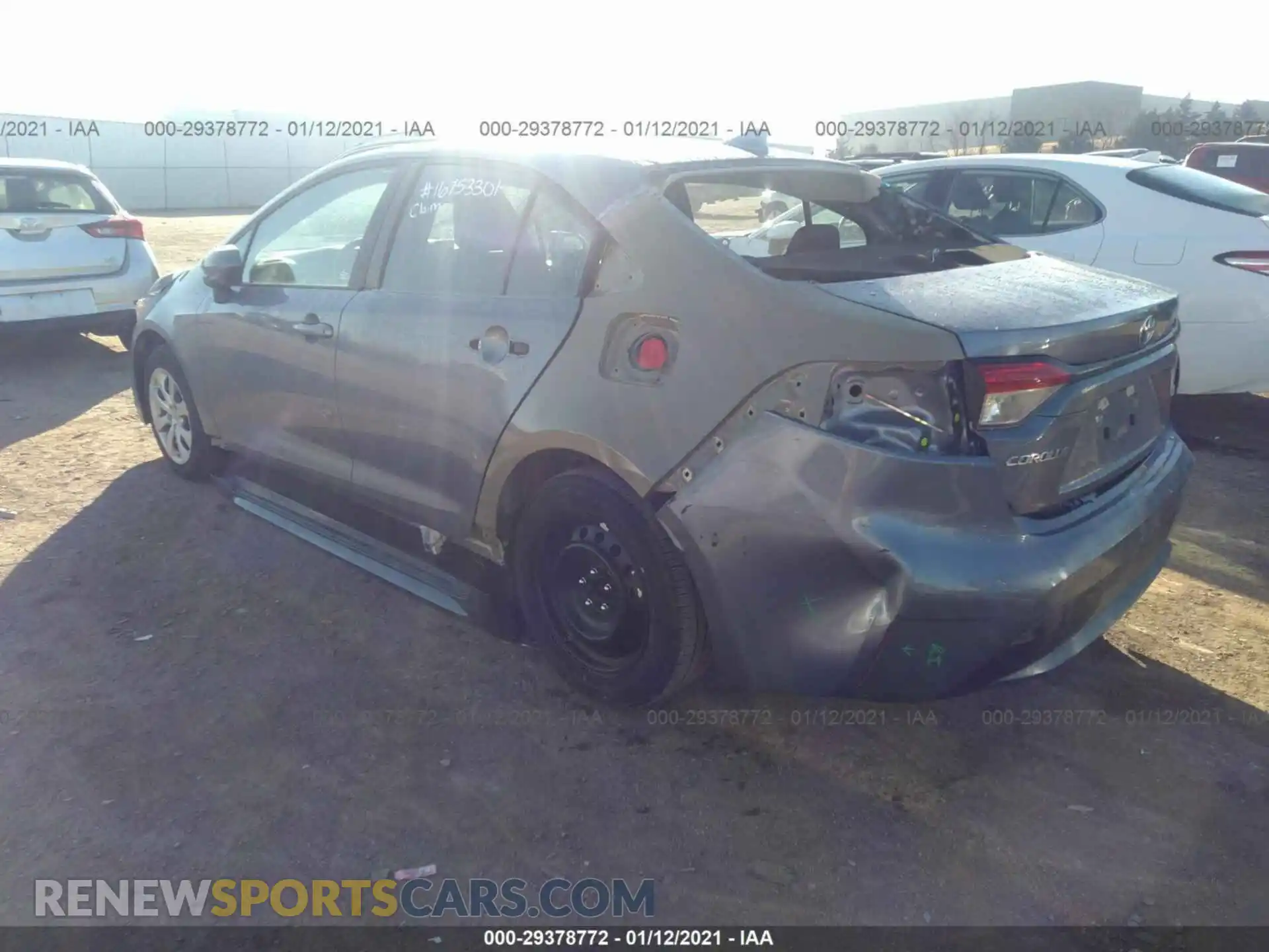 3 Photograph of a damaged car 5YFEPMAE0MP189747 TOYOTA COROLLA 2021