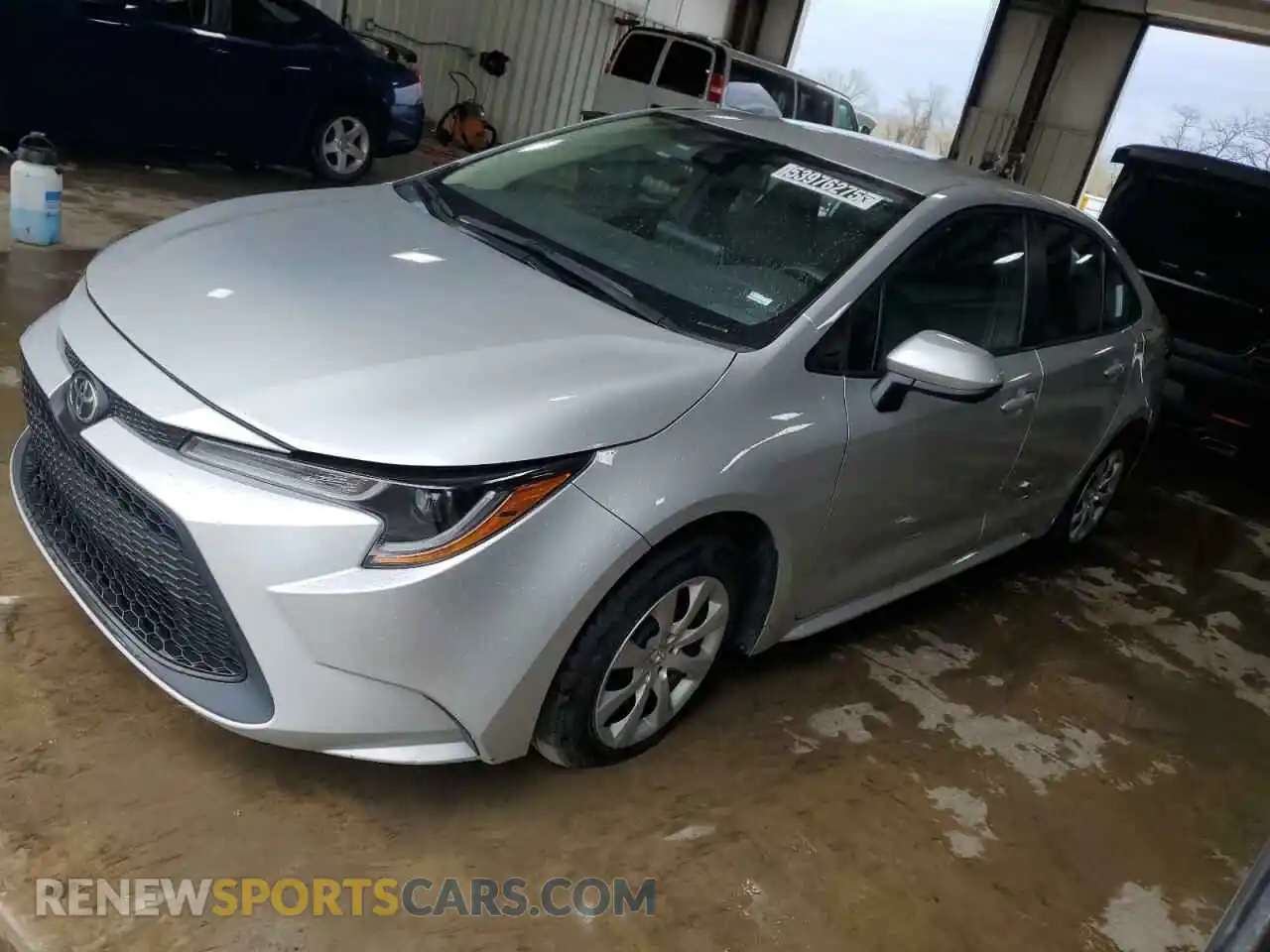 1 fotografías del automóvil dañado 5YFEPMAE0MP191028 TOYOTA COROLLA 2021