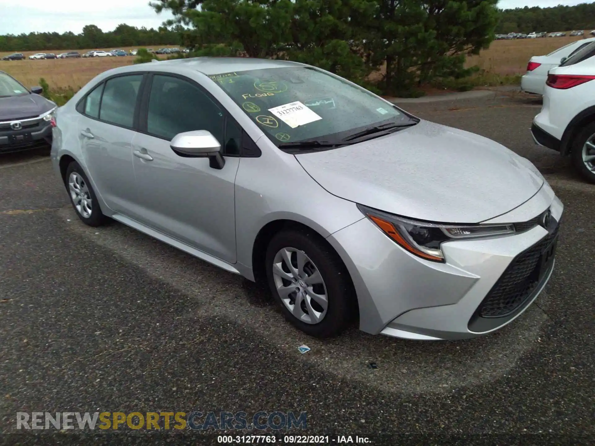 1 Photograph of a damaged car 5YFEPMAE0MP196083 TOYOTA COROLLA 2021