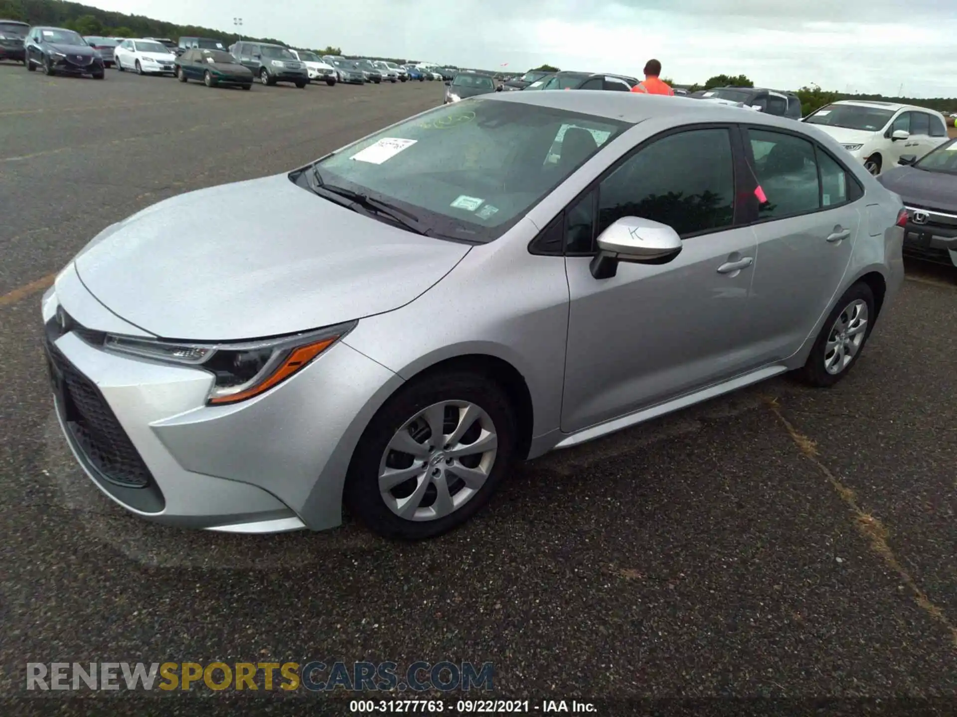 2 Photograph of a damaged car 5YFEPMAE0MP196083 TOYOTA COROLLA 2021
