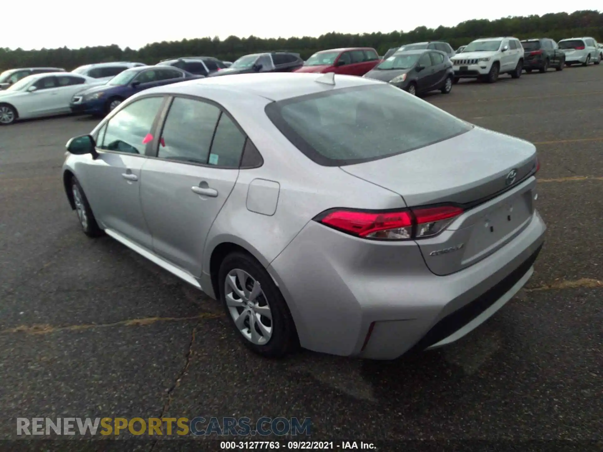 3 Photograph of a damaged car 5YFEPMAE0MP196083 TOYOTA COROLLA 2021