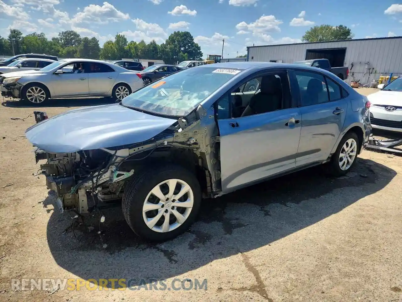 1 fotografías del automóvil dañado 5YFEPMAE0MP196780 TOYOTA COROLLA 2021