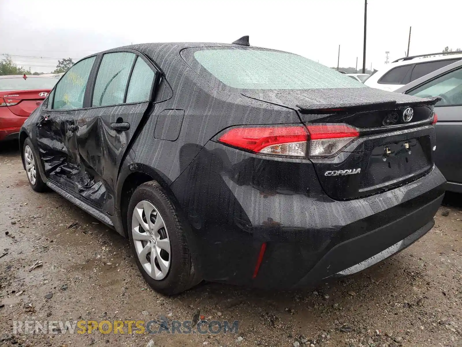 3 Photograph of a damaged car 5YFEPMAE0MP196925 TOYOTA COROLLA 2021