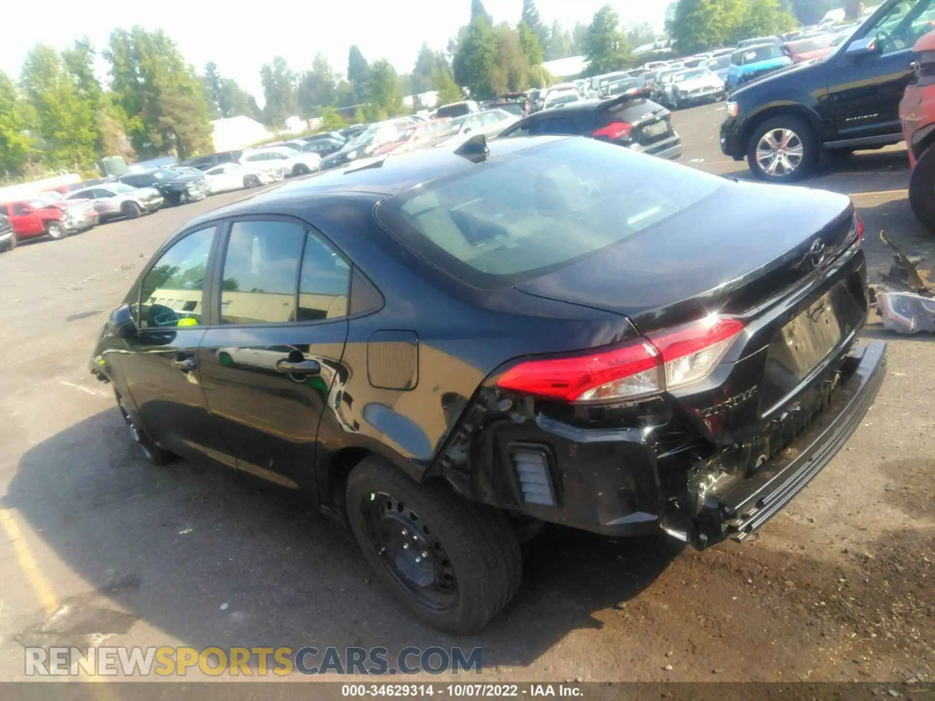 3 Photograph of a damaged car 5YFEPMAE0MP197248 TOYOTA COROLLA 2021