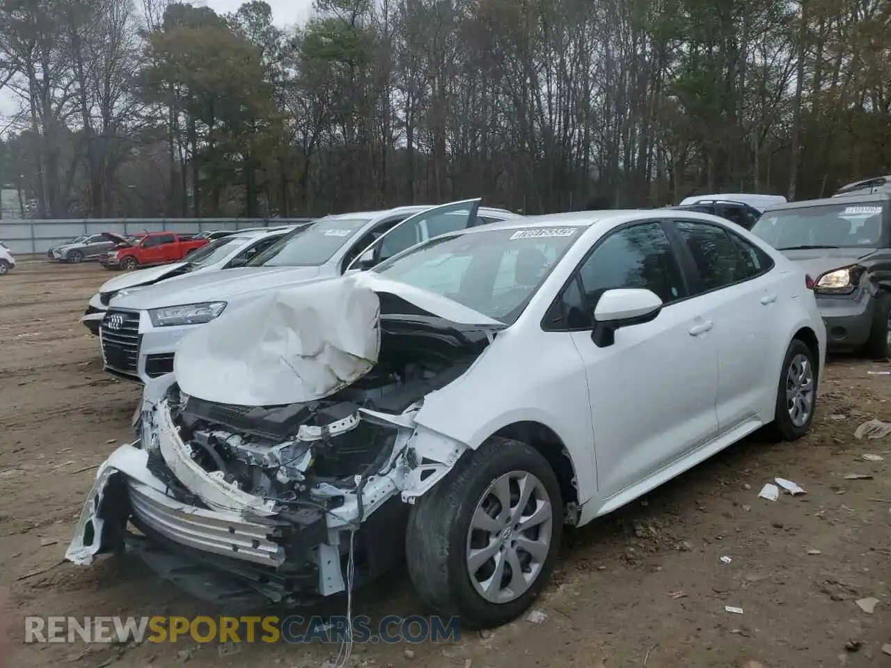 1 Photograph of a damaged car 5YFEPMAE0MP199789 TOYOTA COROLLA 2021