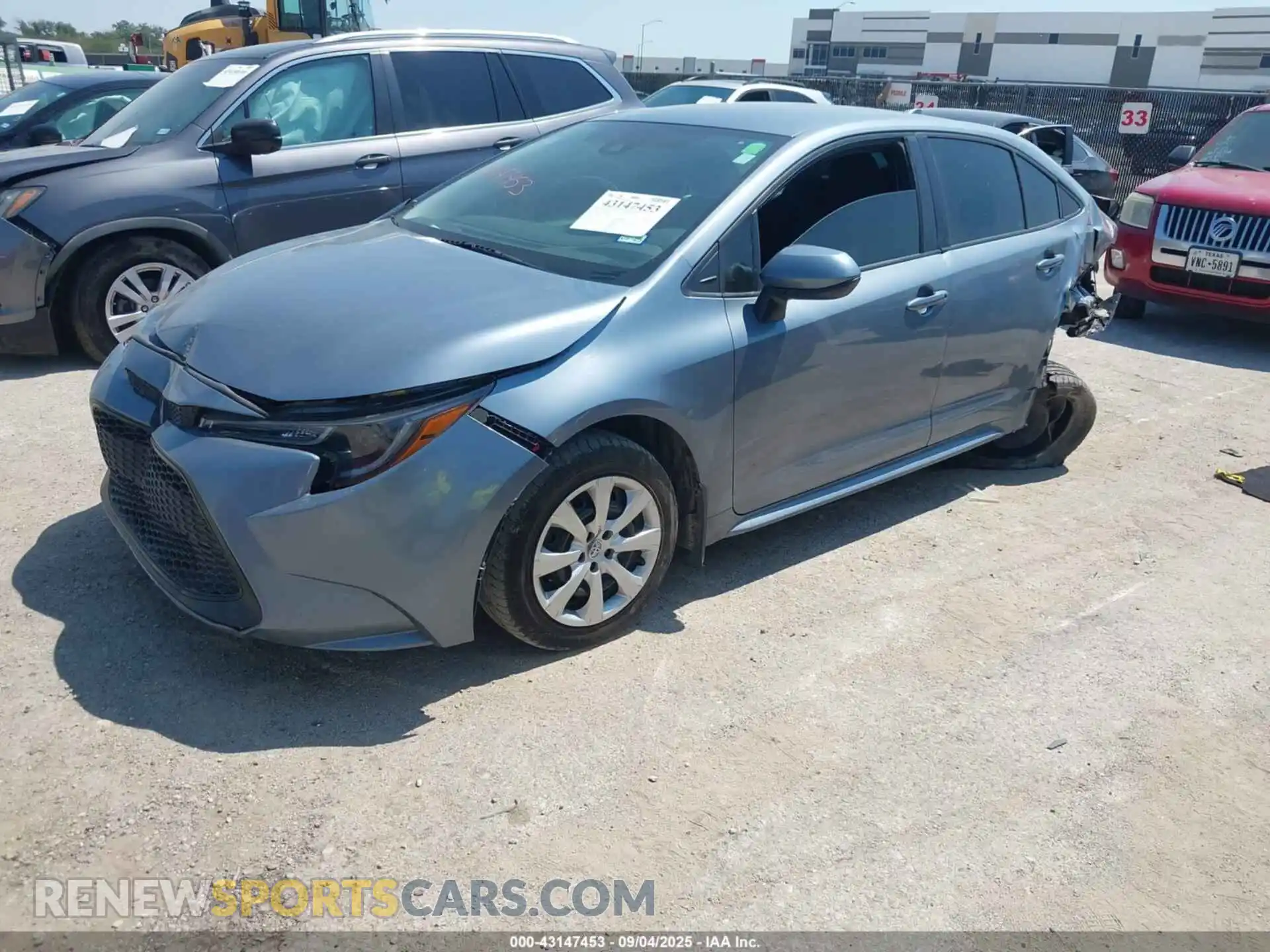 2 Photograph of a damaged car 5YFEPMAE0MP201721 TOYOTA COROLLA 2021