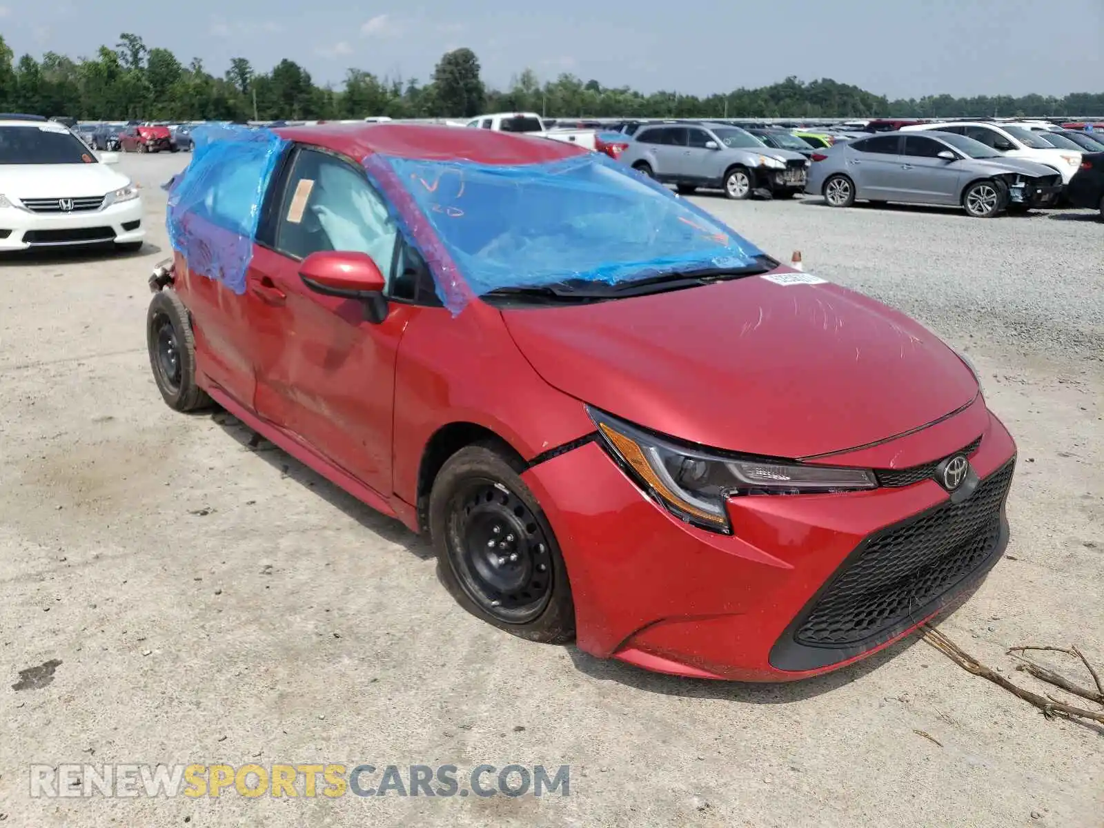 1 Photograph of a damaged car 5YFEPMAE0MP202416 TOYOTA COROLLA 2021