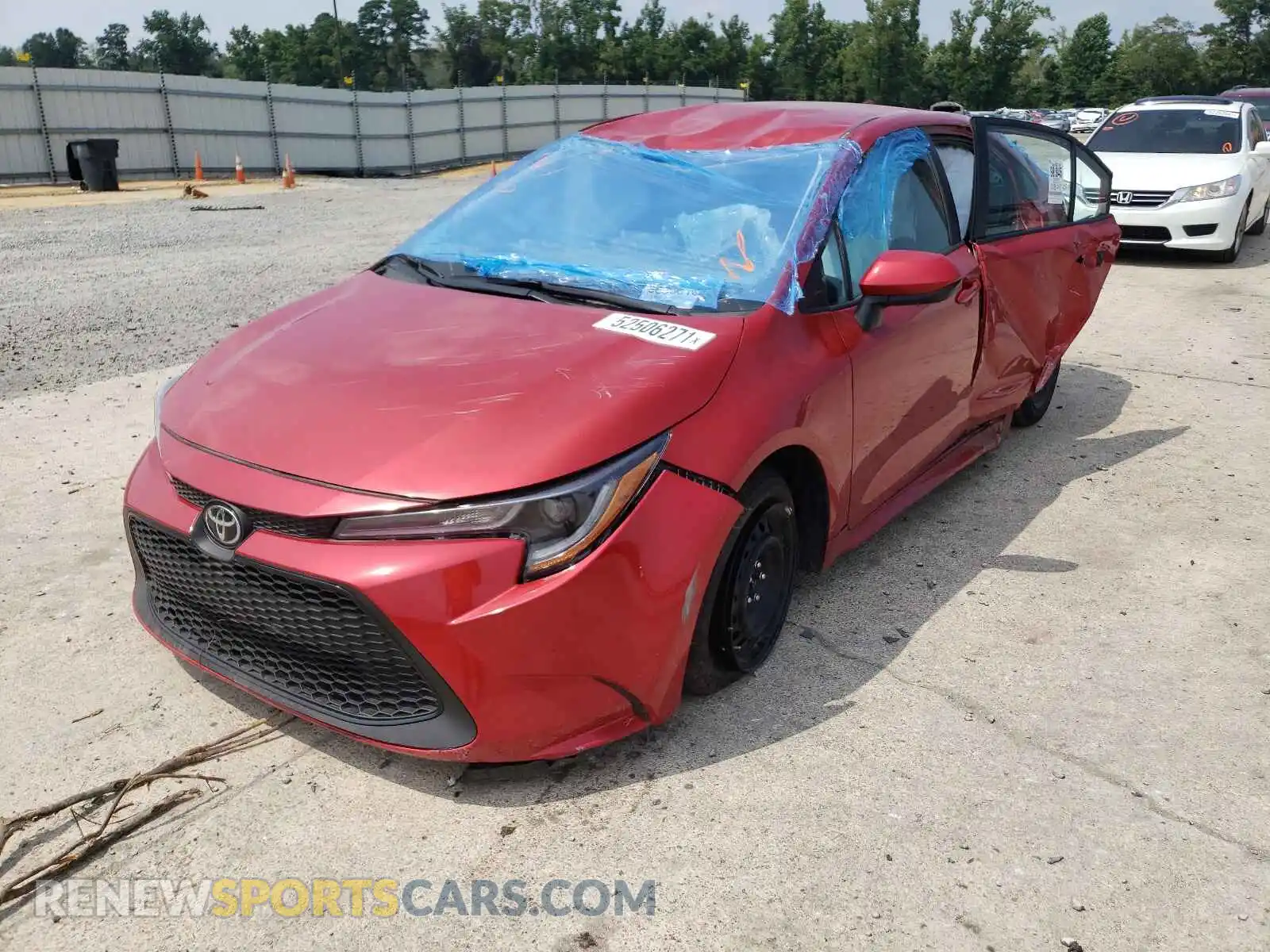 2 Photograph of a damaged car 5YFEPMAE0MP202416 TOYOTA COROLLA 2021