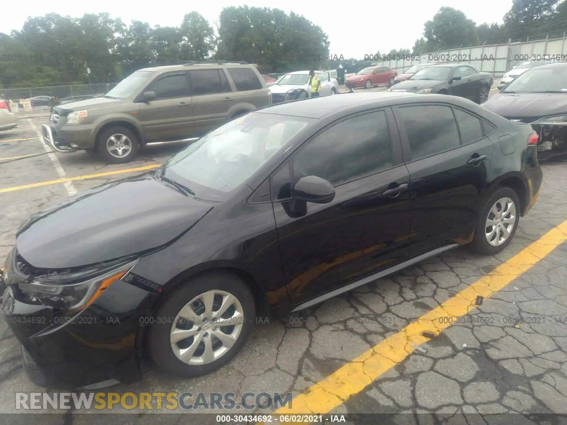 2 Photograph of a damaged car 5YFEPMAE0MP202500 TOYOTA COROLLA 2021