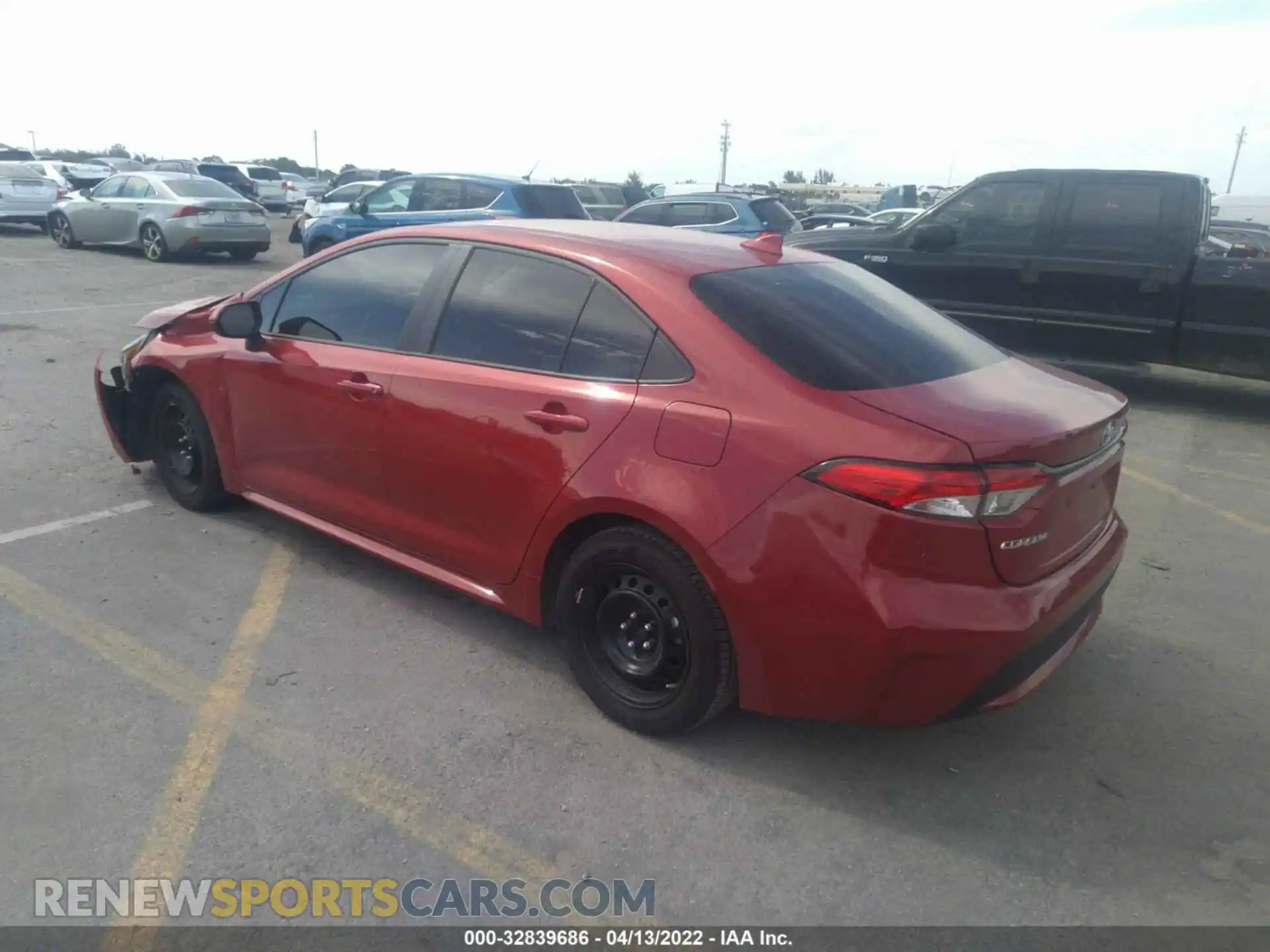 3 Photograph of a damaged car 5YFEPMAE0MP204618 TOYOTA COROLLA 2021