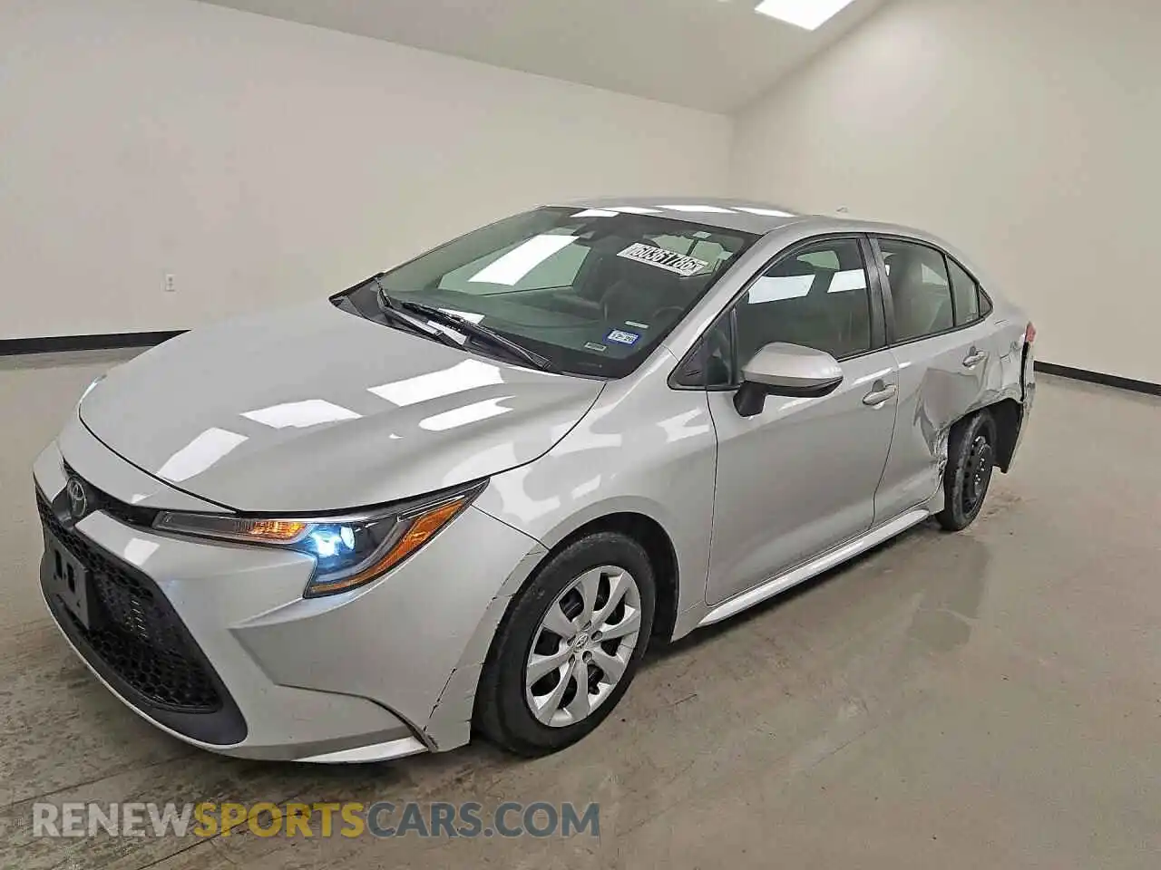 1 Photograph of a damaged car 5YFEPMAE0MP206112 TOYOTA COROLLA 2021