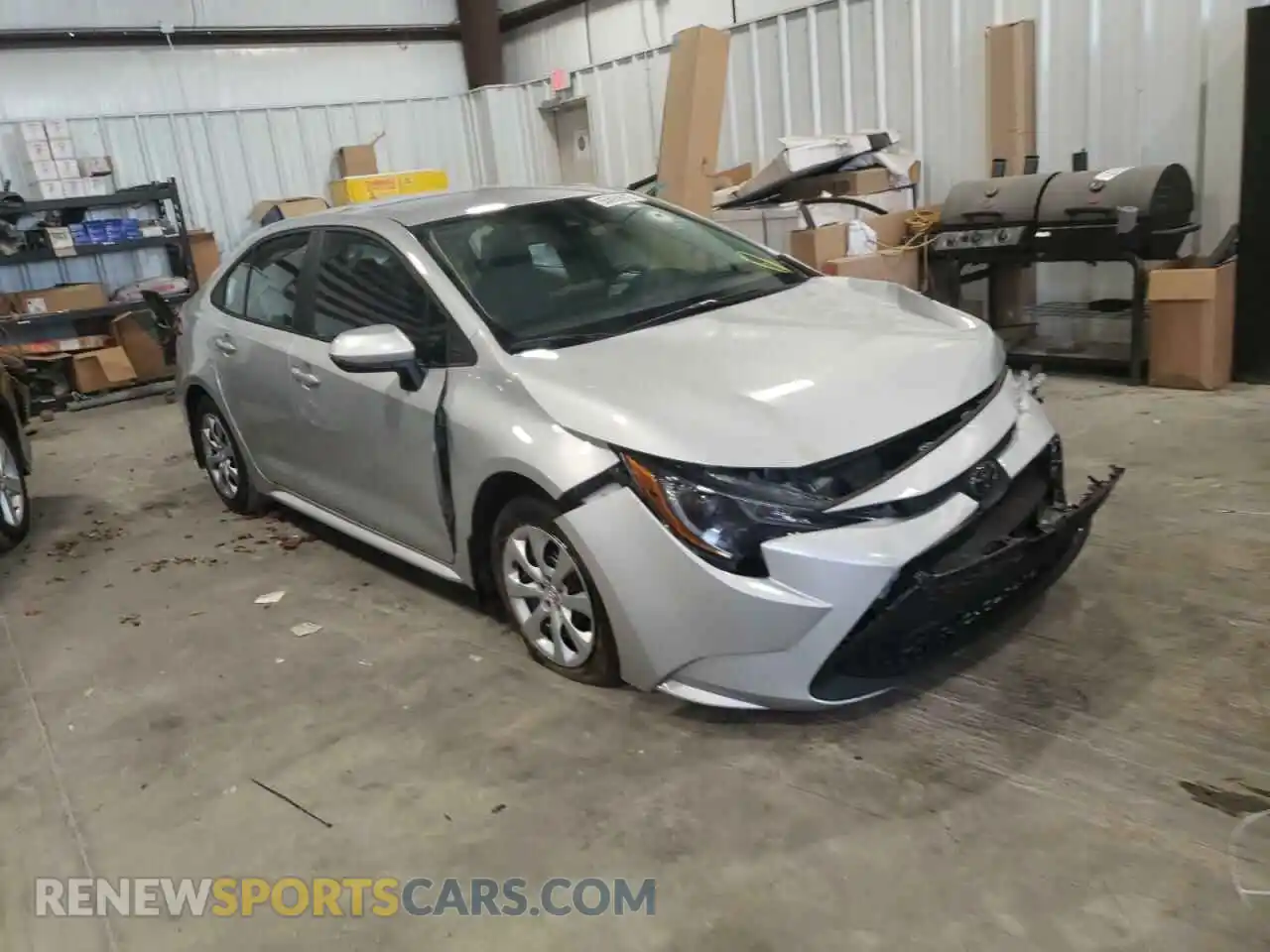 1 Photograph of a damaged car 5YFEPMAE0MP206322 TOYOTA COROLLA 2021